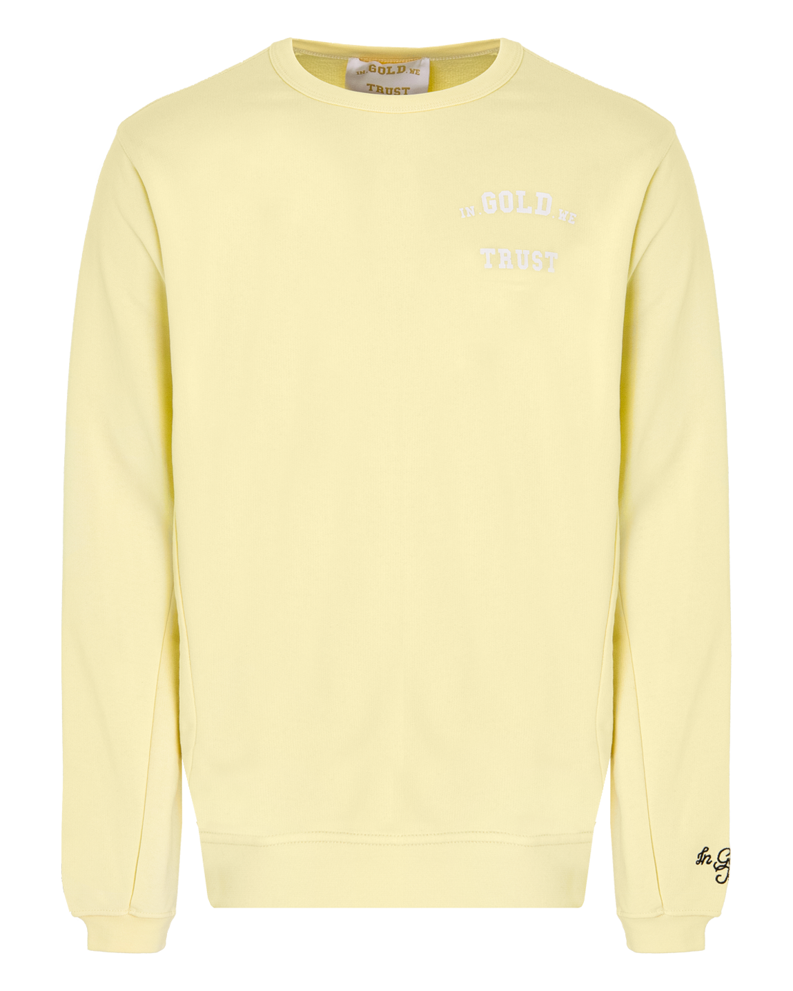 In gold store we trust pullover