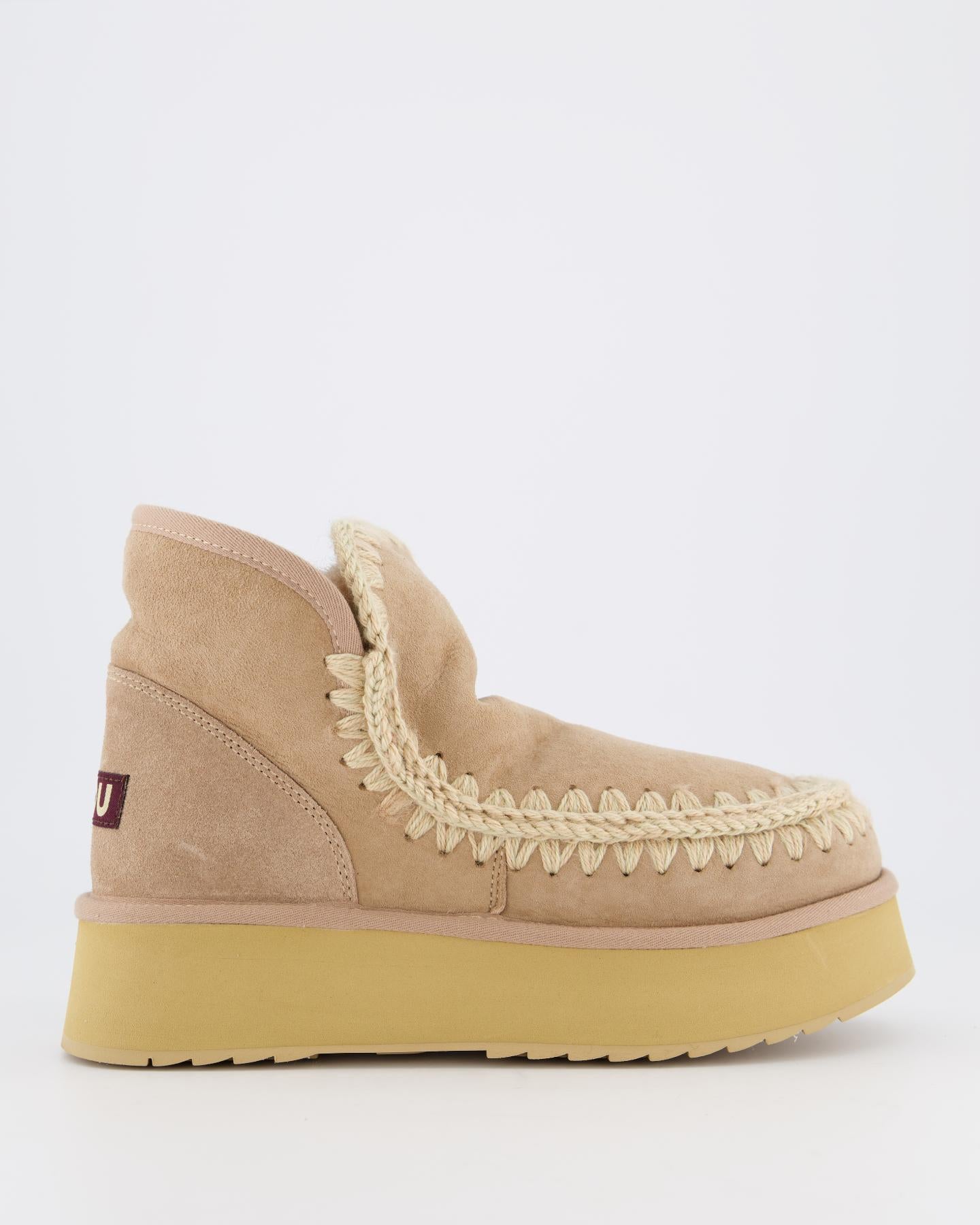 Dames Mini Eskimo Platform Camel