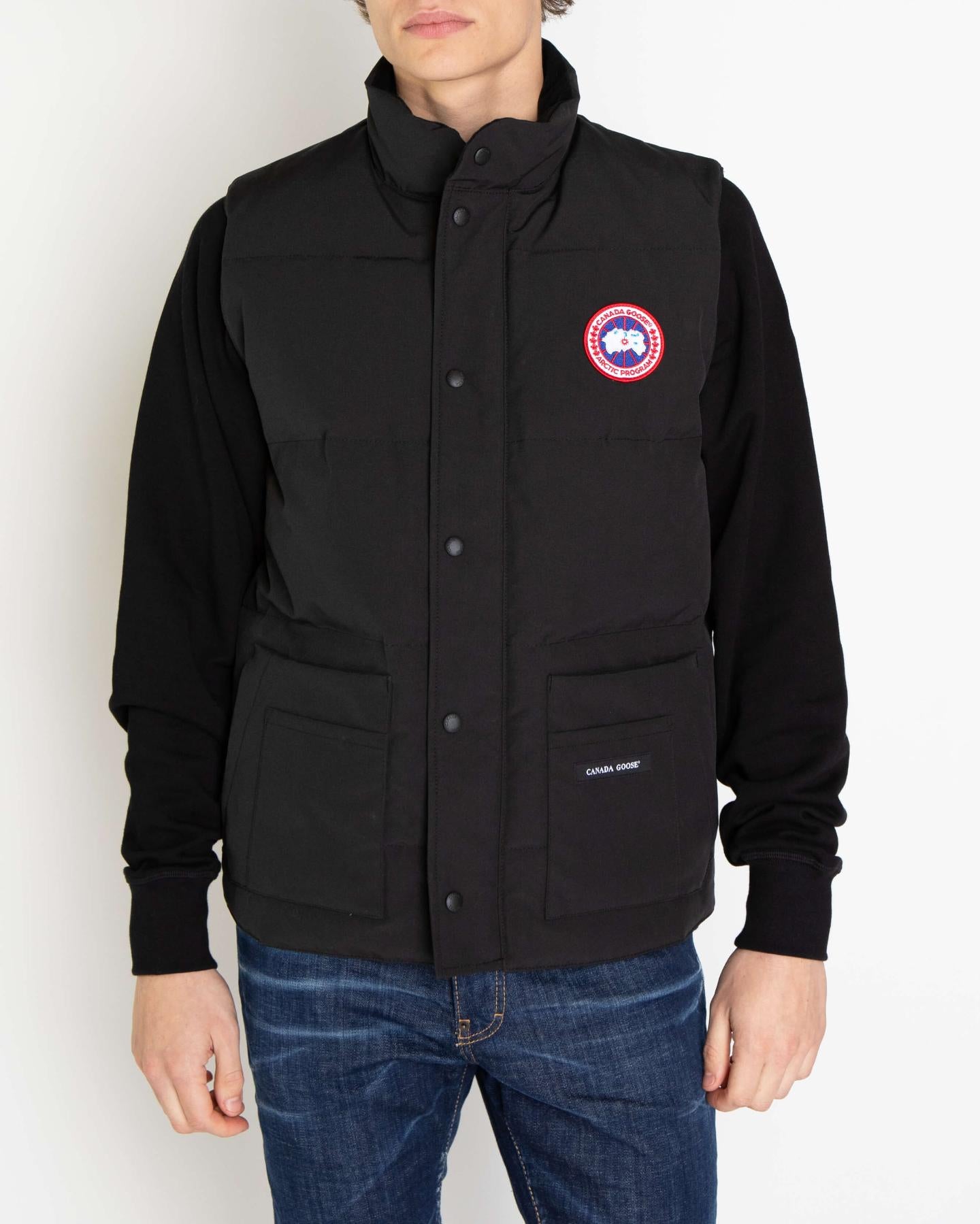 Canada goose bodywarmer mens on sale black