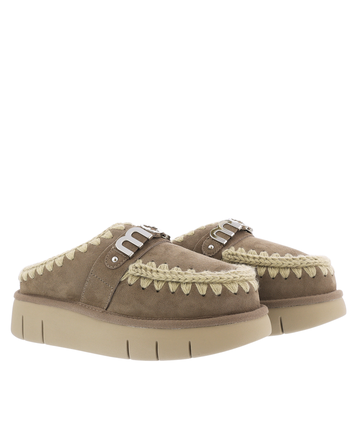 Women Bounce Clog Logo Elephant Gray