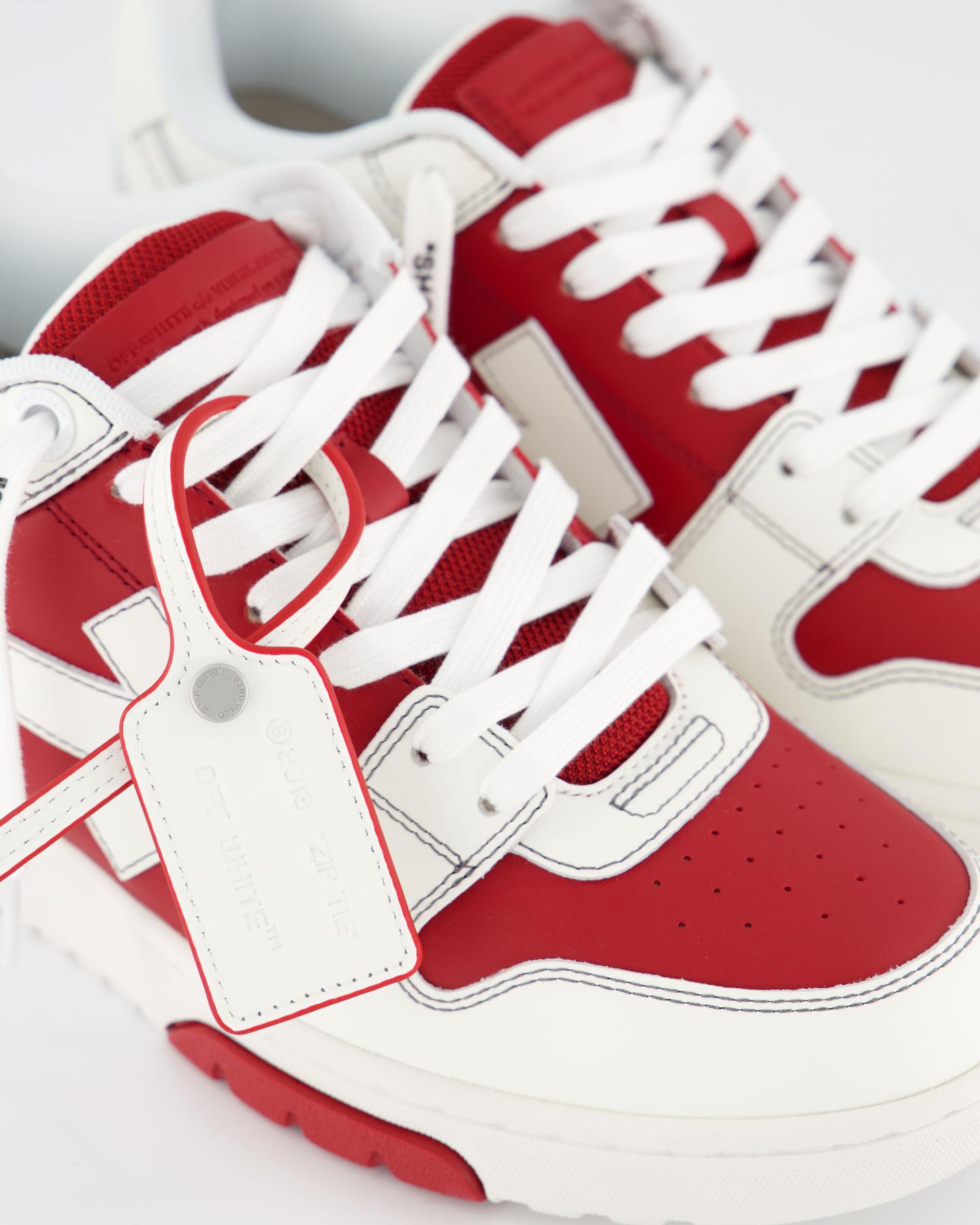 Heren Out Of Office Sneaker WHT/RED