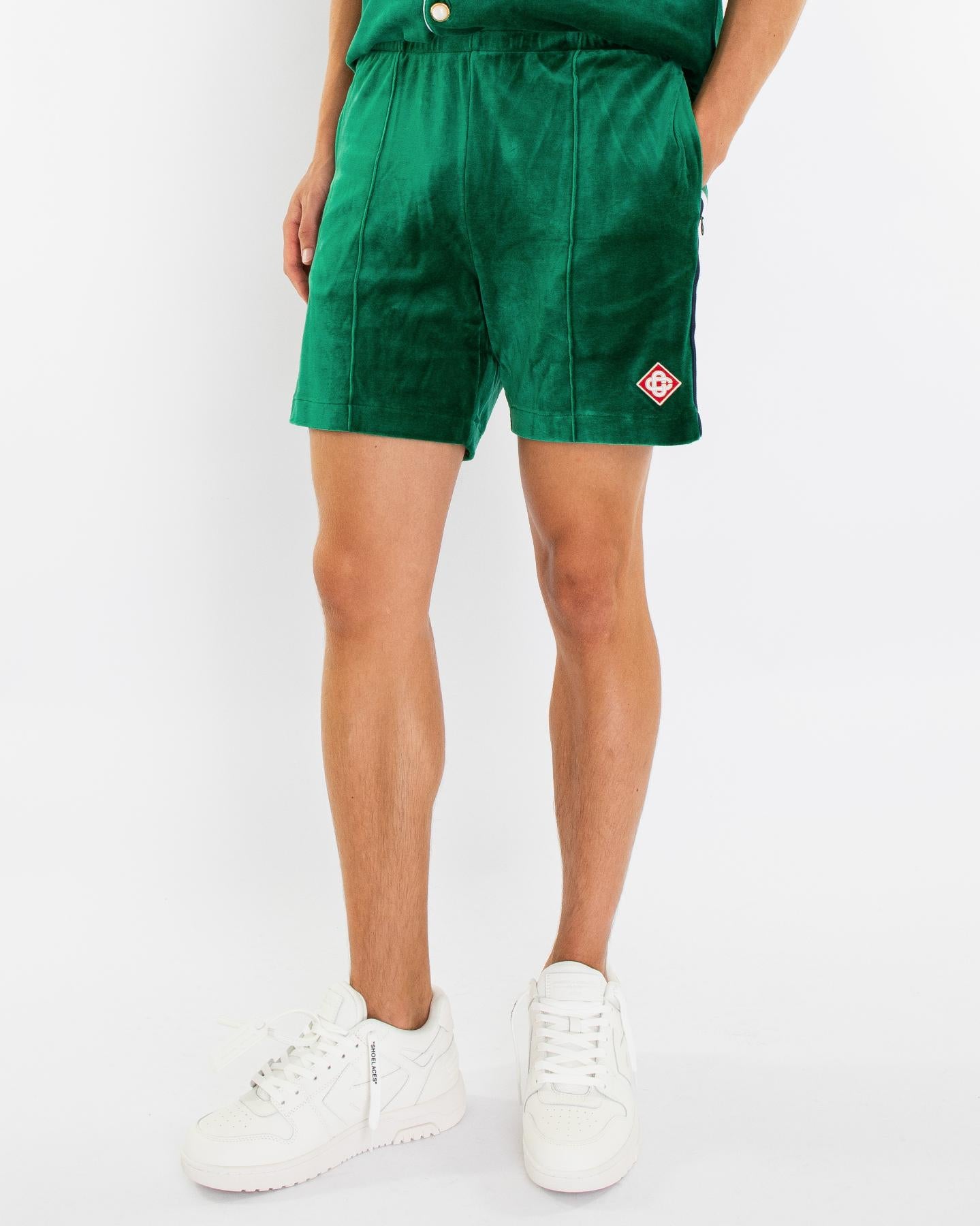 Heren Mens Velour Shorts