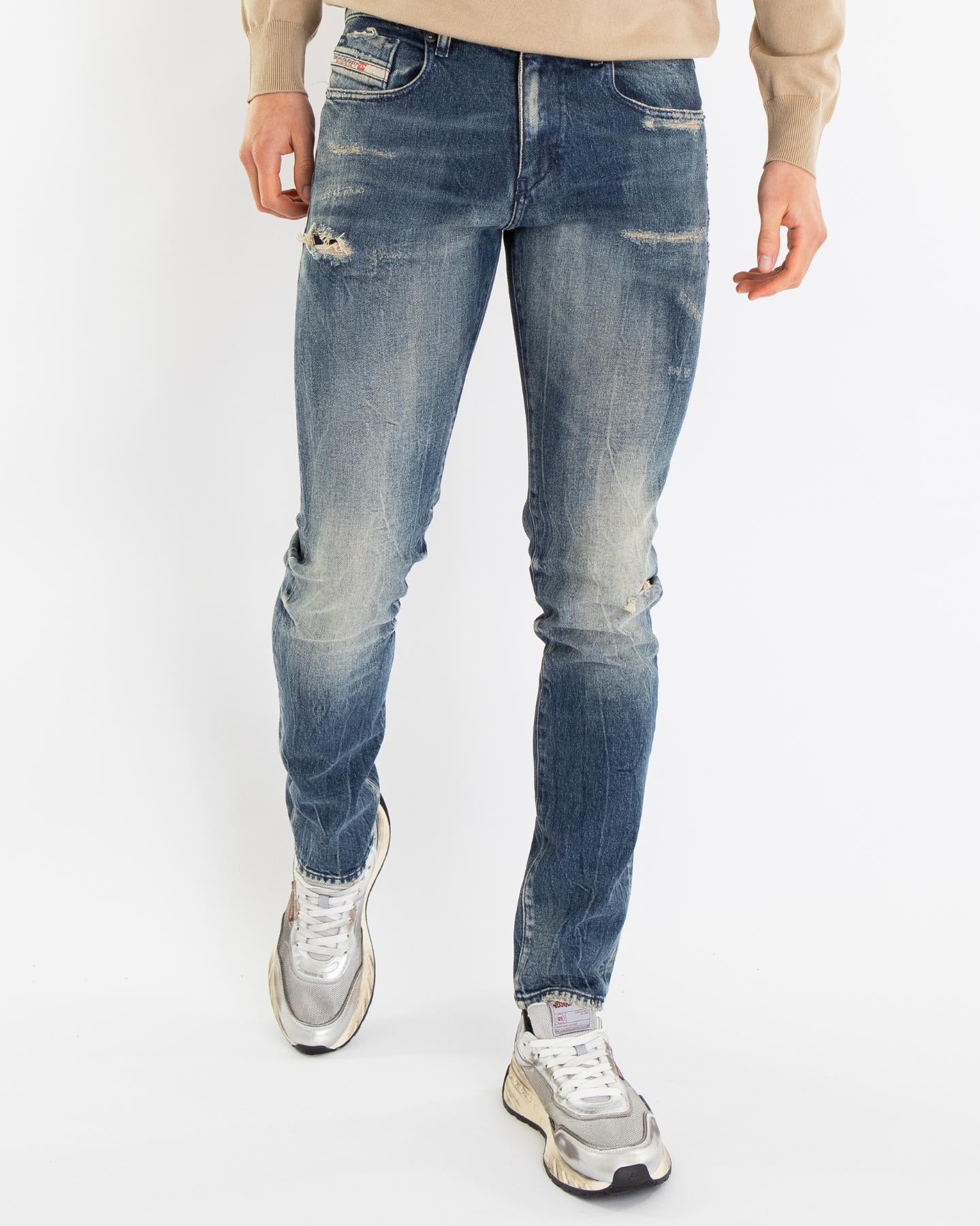 Heren D-Strukt Slim Fit Jeans