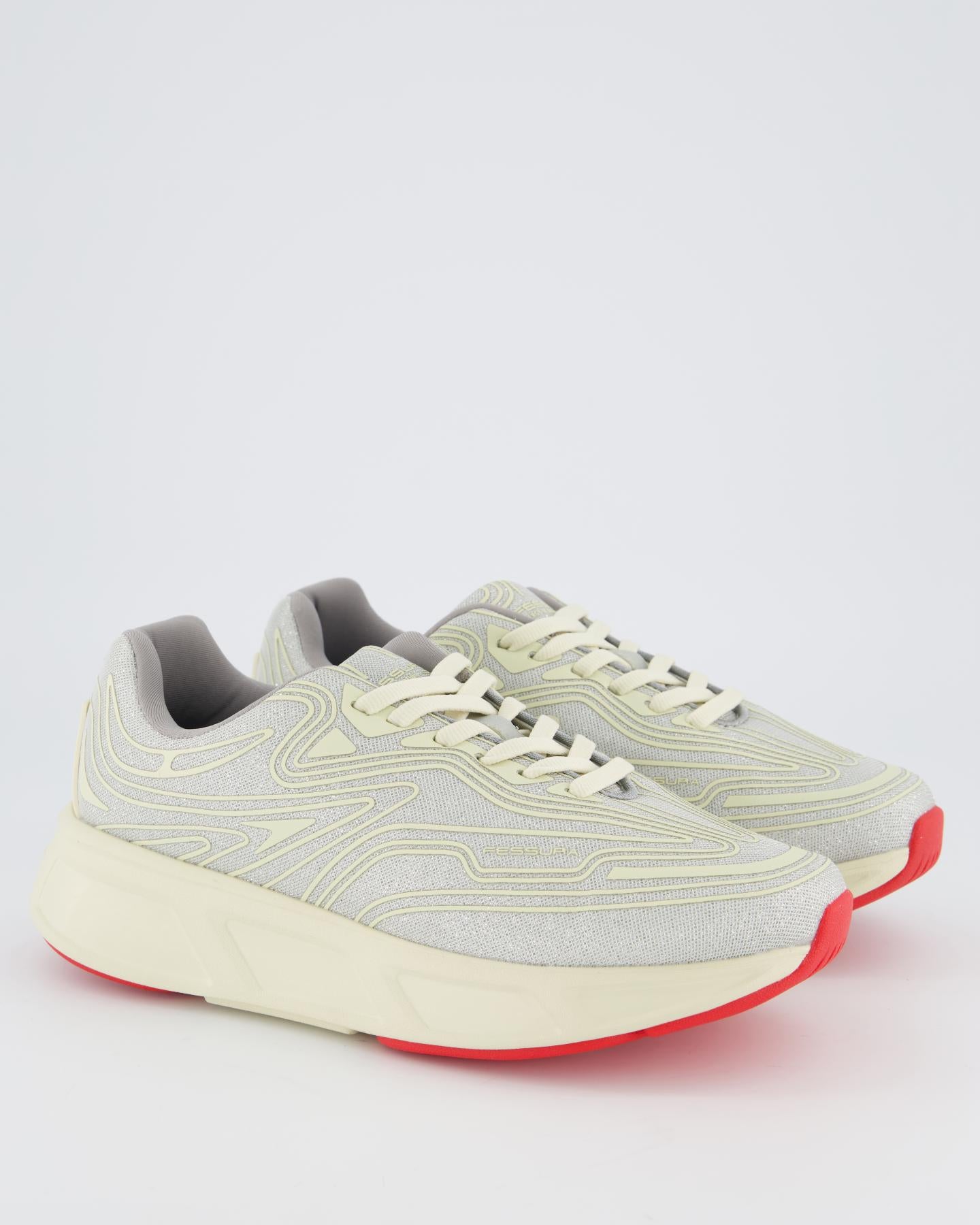 Dames Run 01 Sneaker Grijs/Zilver