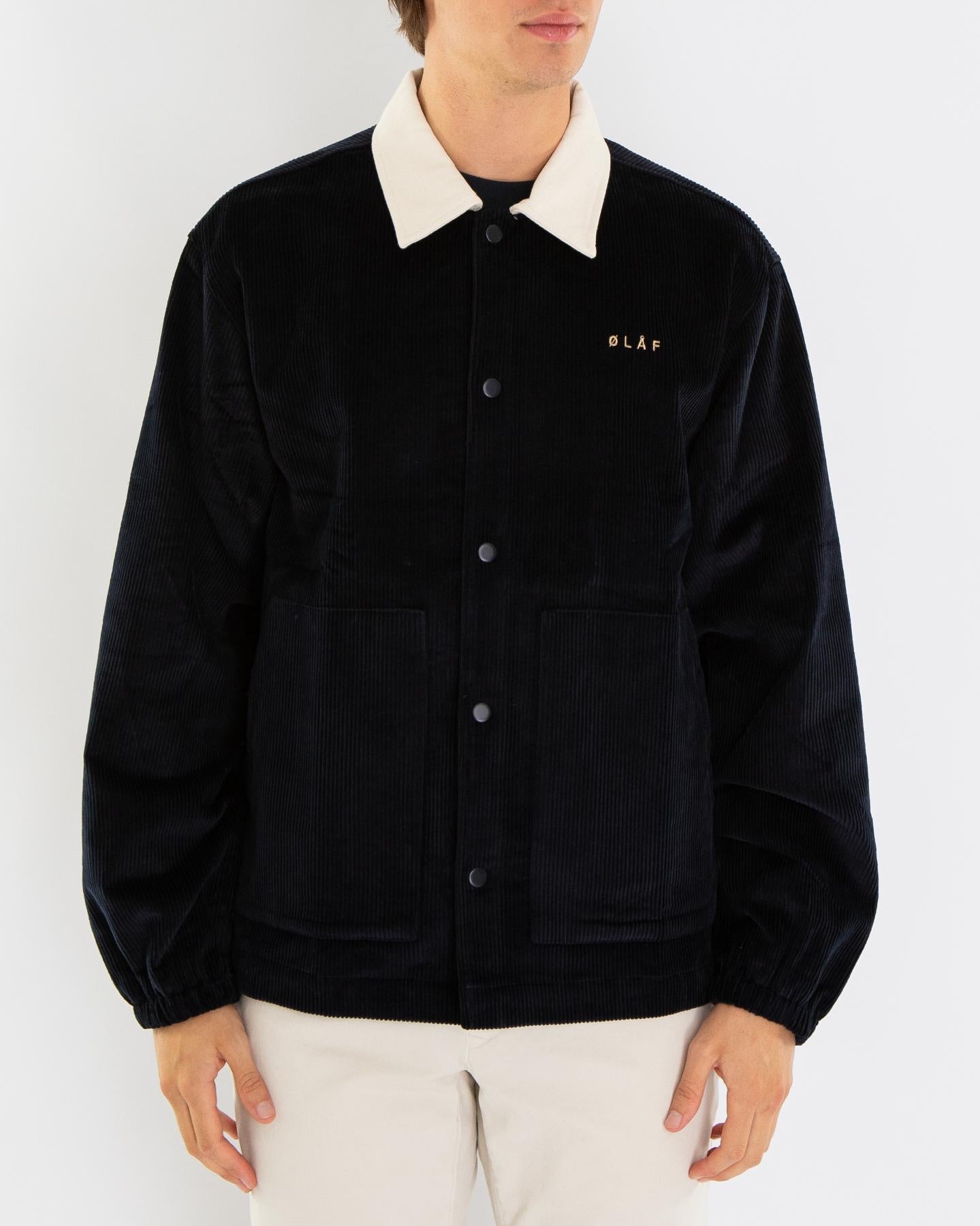 Heren Corduroy Coach Jacket