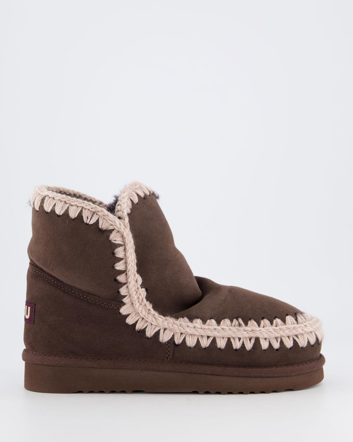 Dames Eskimo 18 Suede boots Mocha