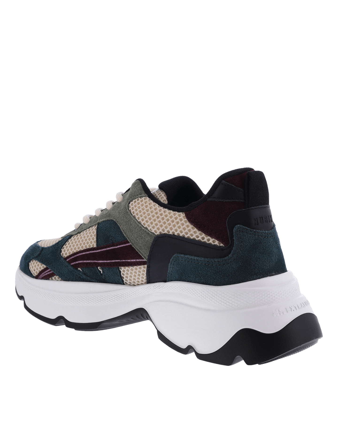 Women Ross Nomad Sneaker Green/Bordo