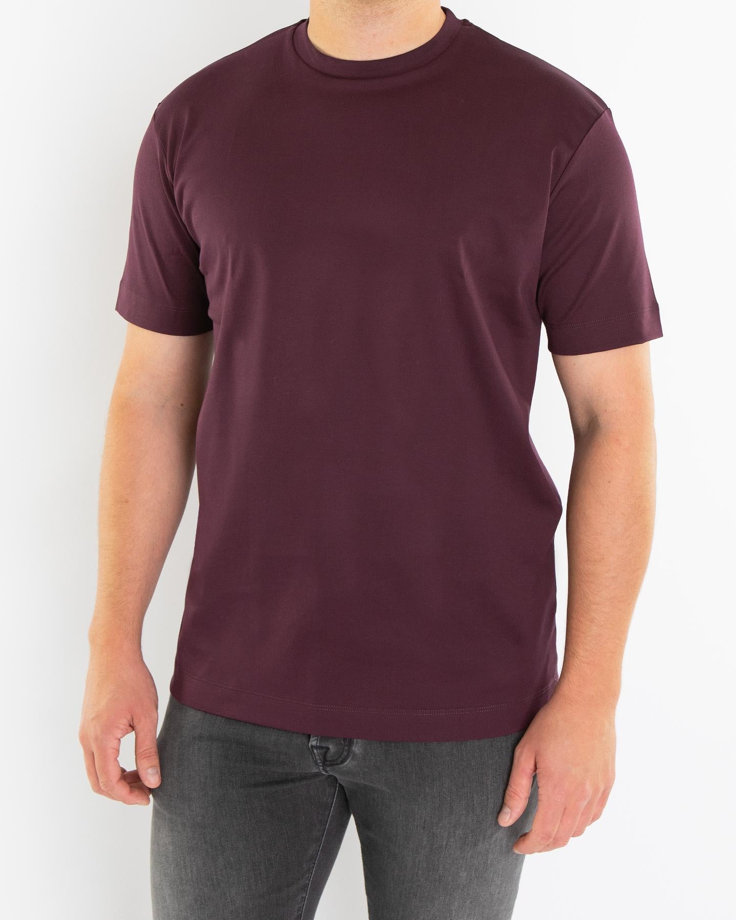 Heren Interlock Supima T-Shirt Rood