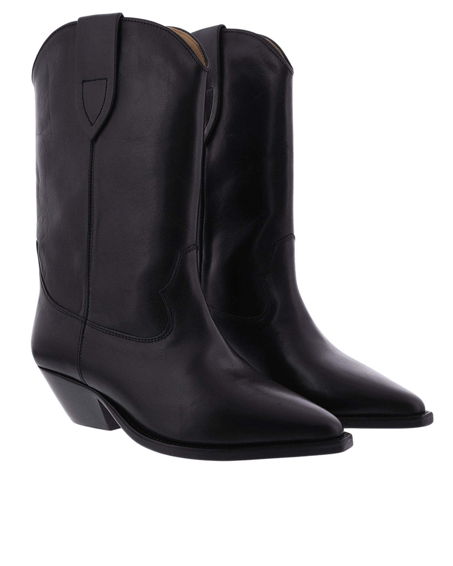 Women Duerto Cowboy Boots Black