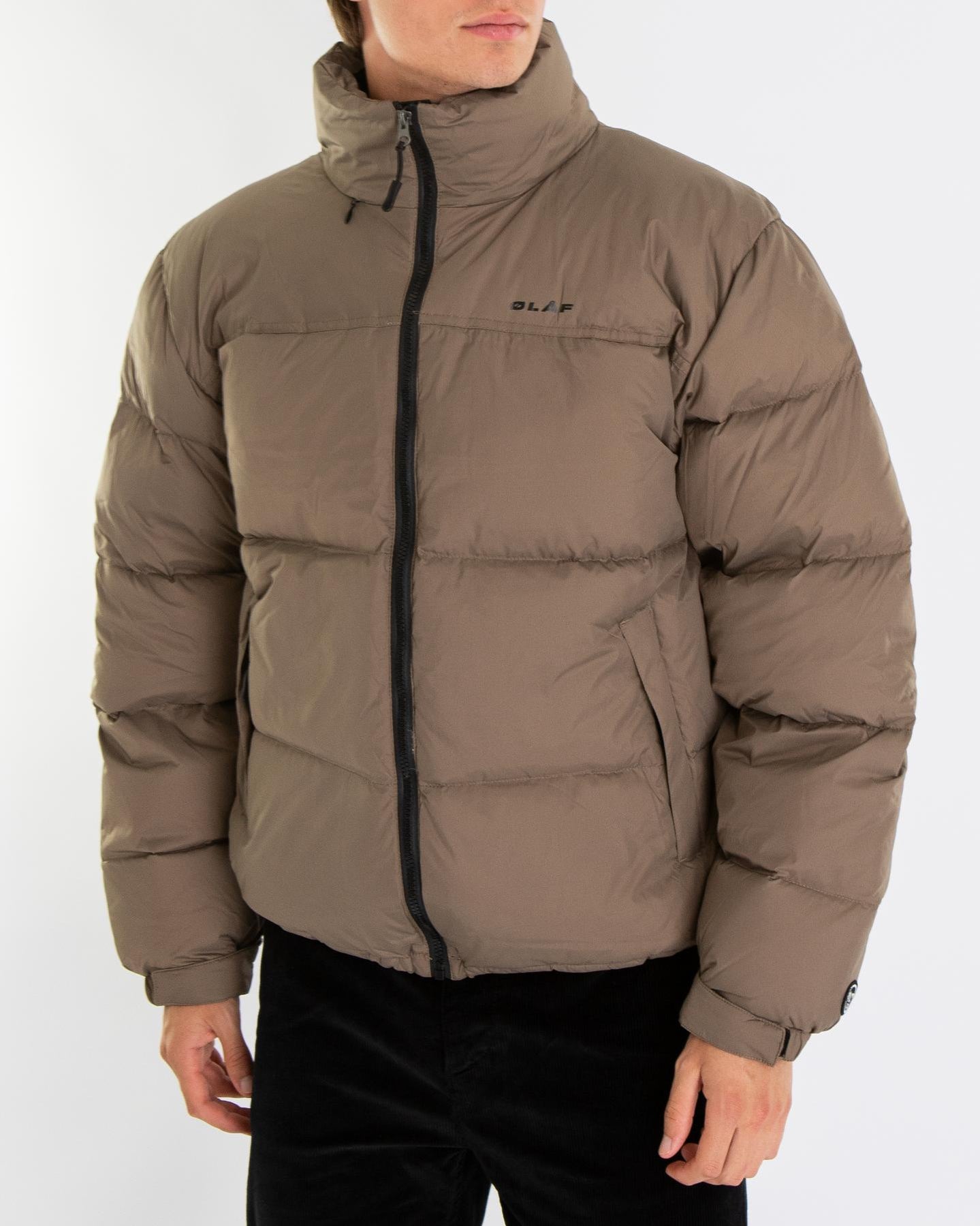 Heren Puffer Jacket Bruin