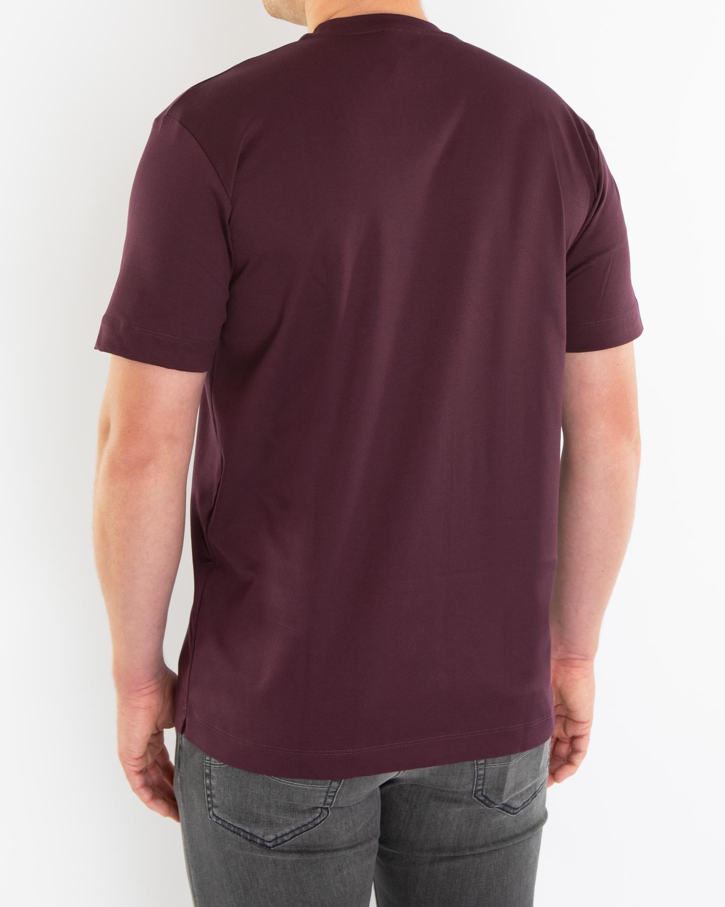 Heren Interlock Supima T-Shirt Rood