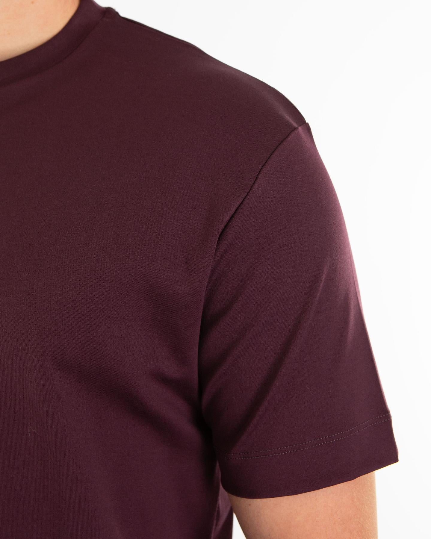 Heren Interlock Supima T-Shirt Rood