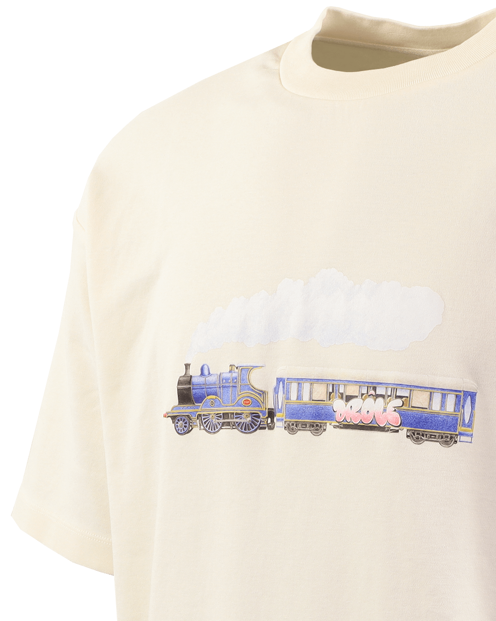 Men Le T-shirt locomotive white