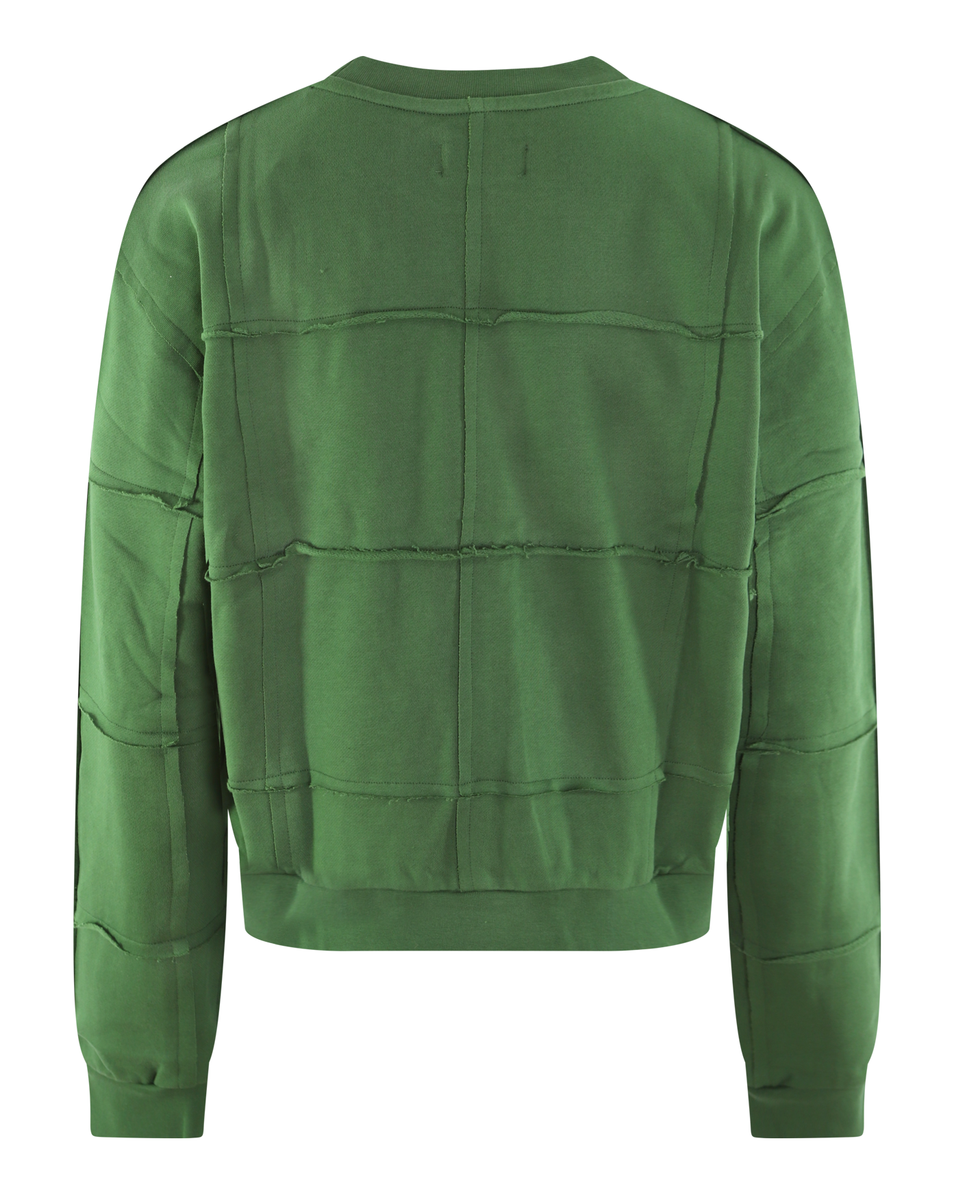 Heren Cut & Sew Sweater Green