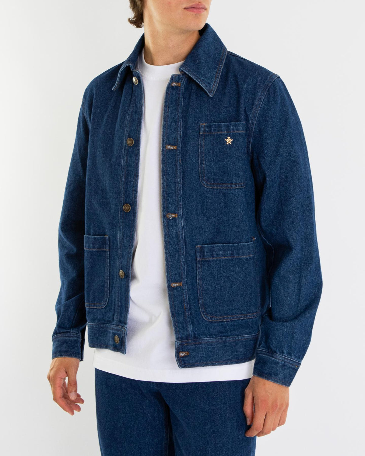 Heren Fitted Denim Jacket