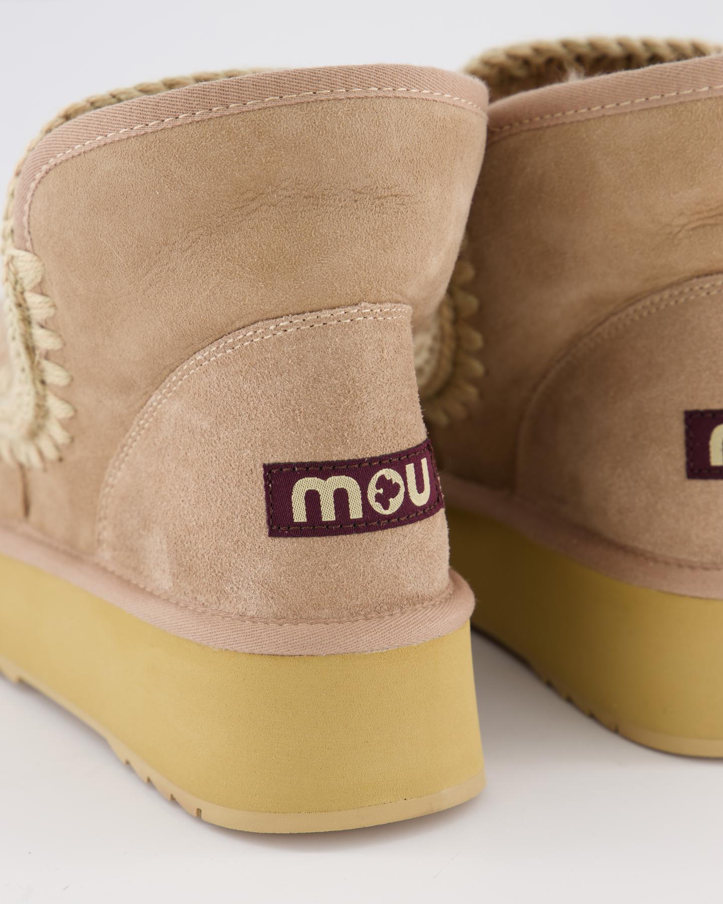 Dames Mini Eskimo Platform Camel