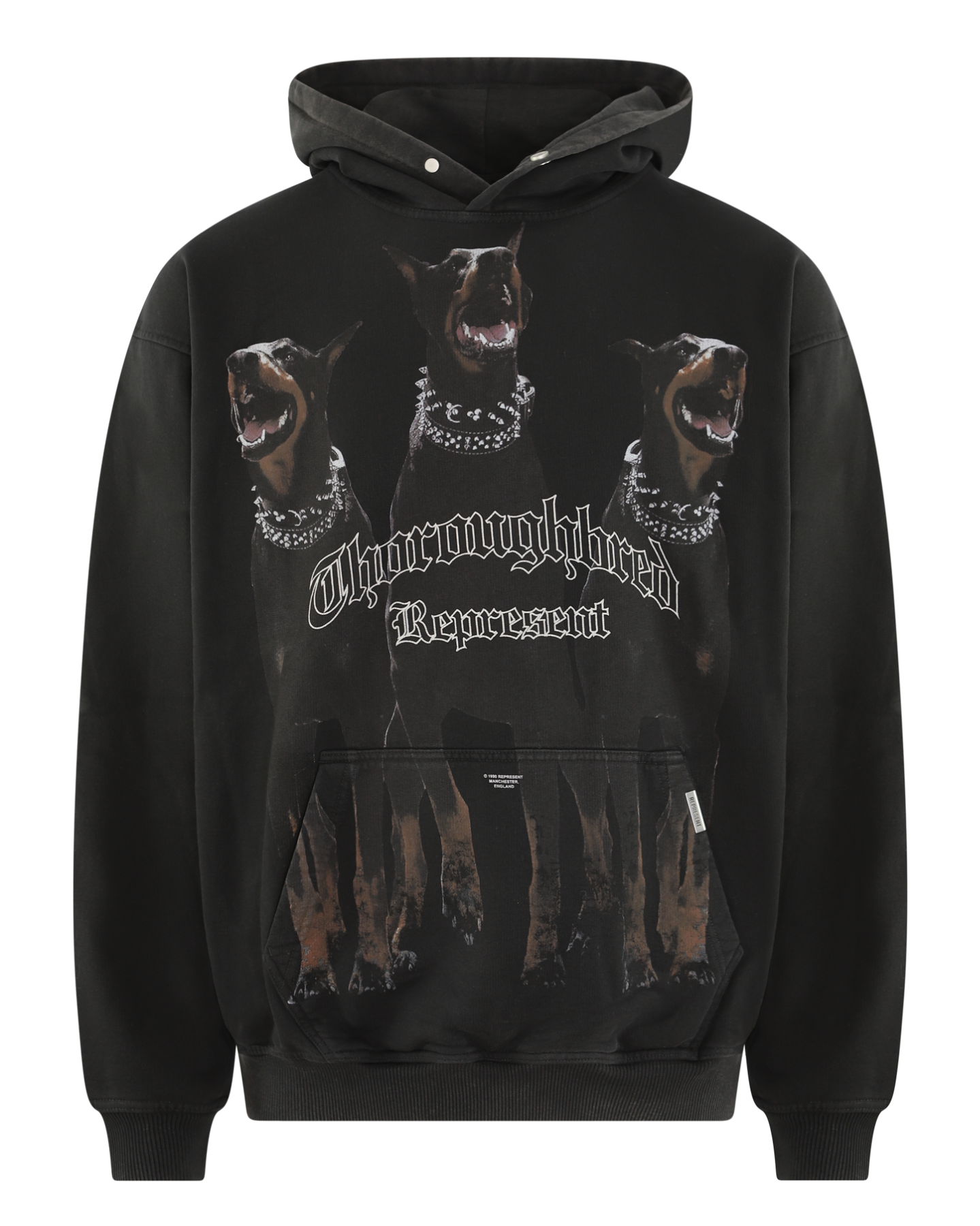 Heren Thoroughbred Hoodie Black