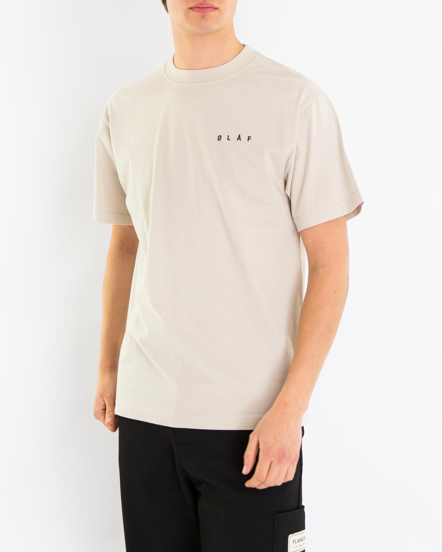 Heren Face T-Shirt Cement