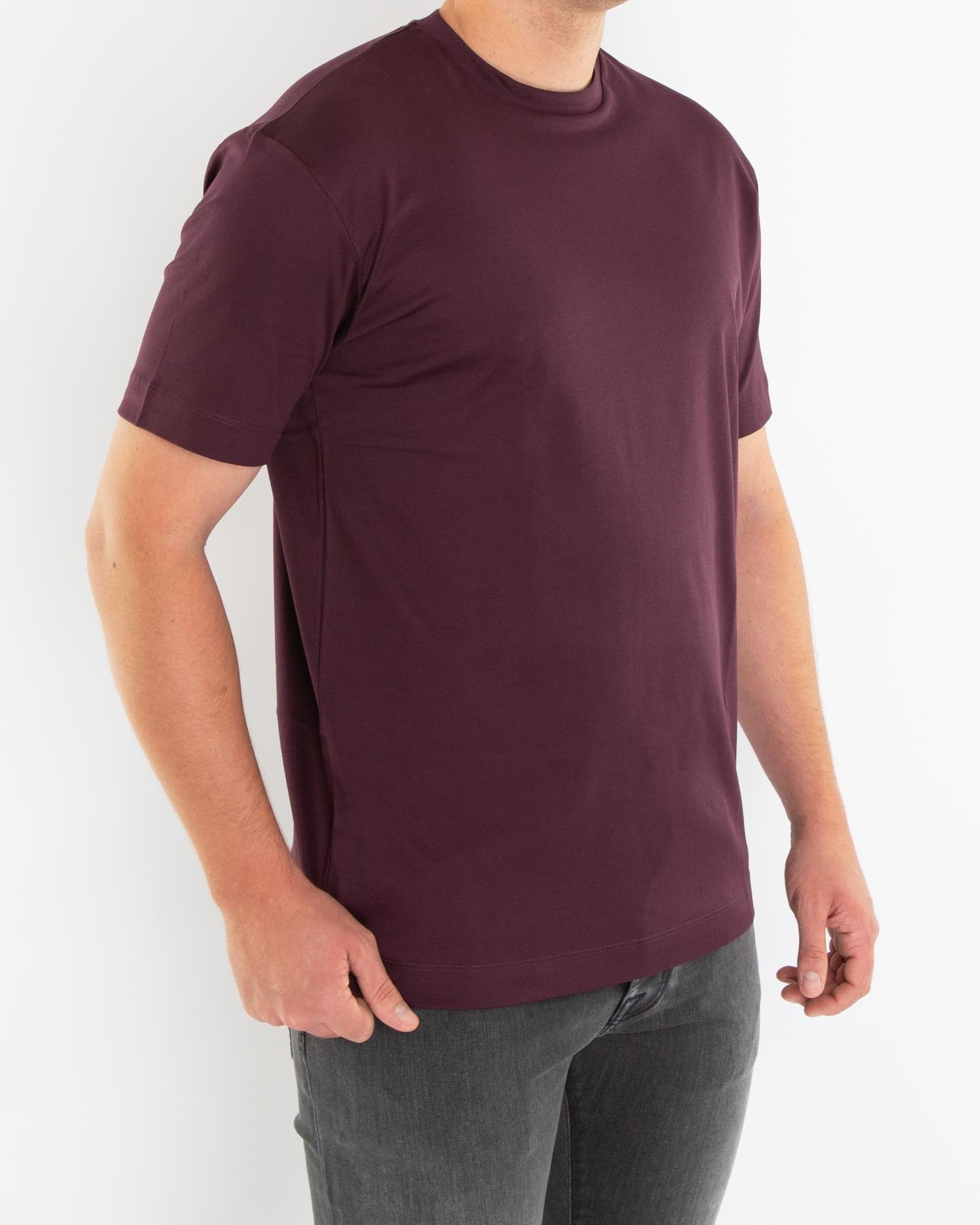 Heren Interlock Supima T-Shirt Rood