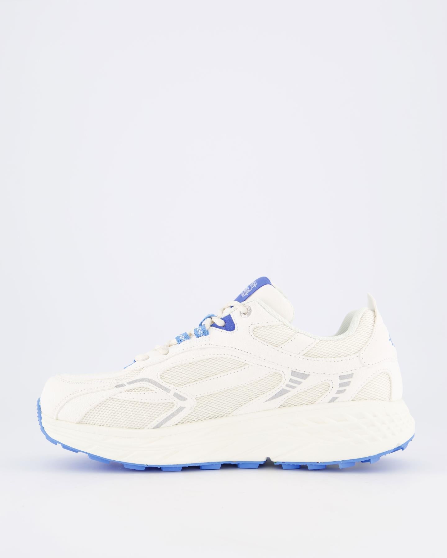 Dames The Re-Run Max Suede Wit/Blauw