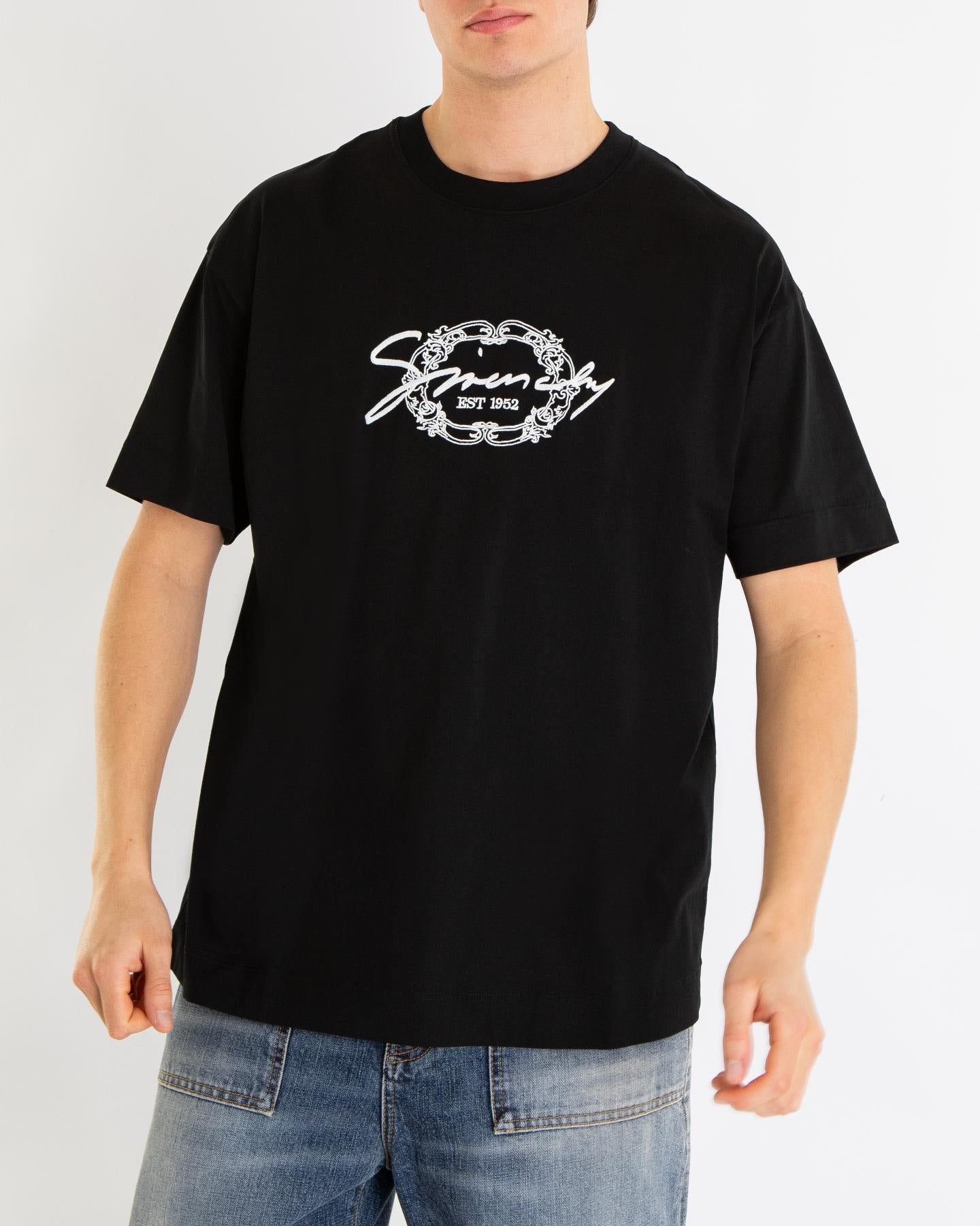 Heren Medallion T-Shirt Zwart