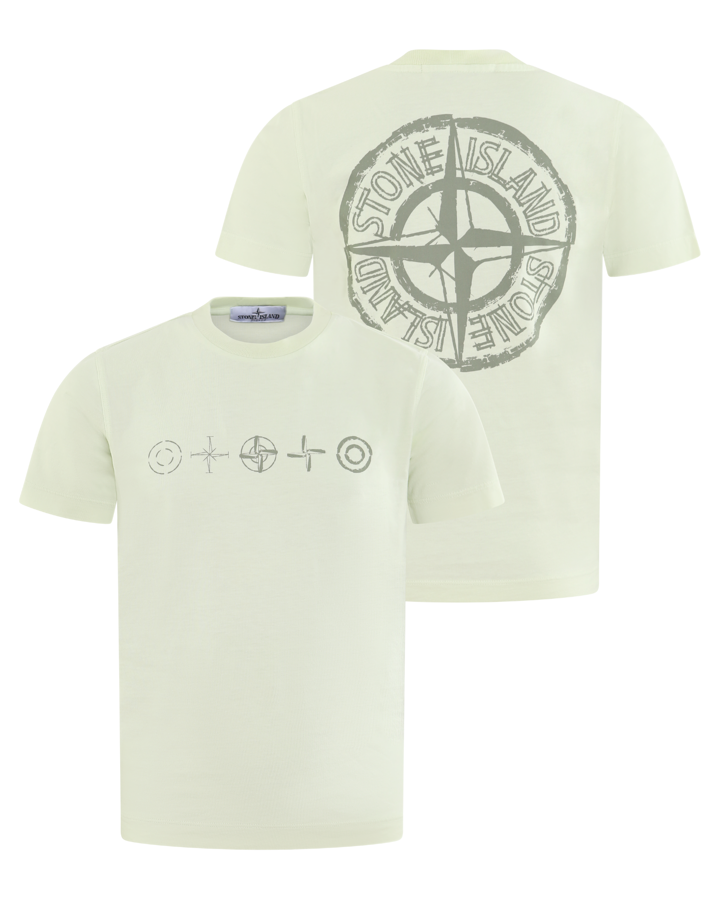 Kids Logoprint T-Shirt Geel