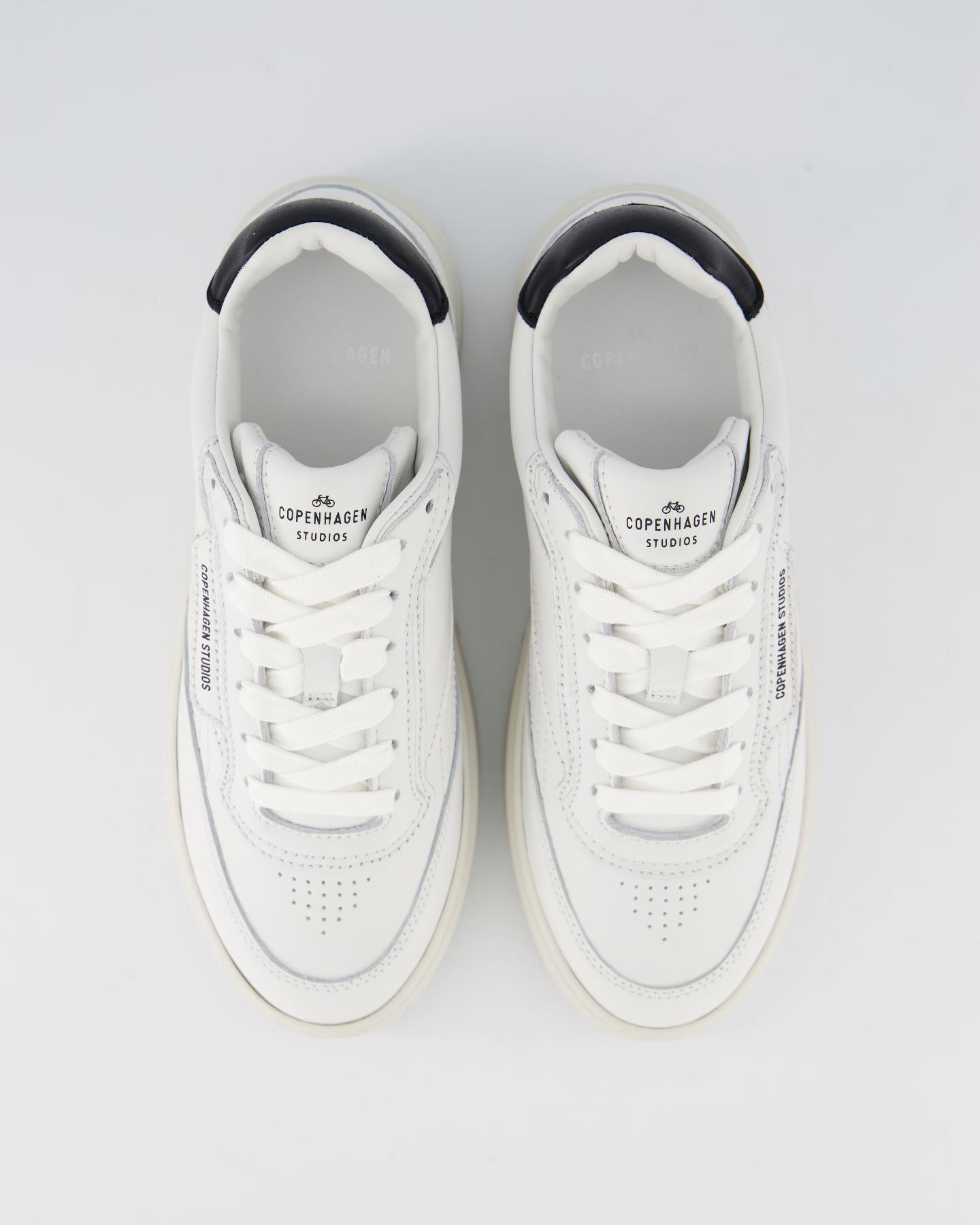 Dames Copenhagen White BlAck Sneaker