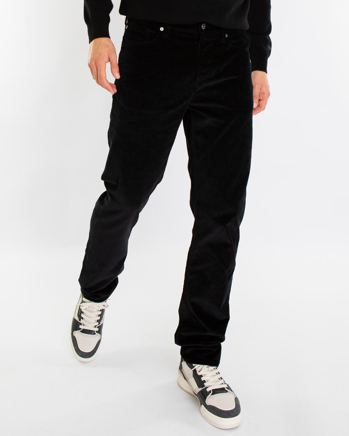 Heren SLIMMY CORDUROY VASAL BLACK