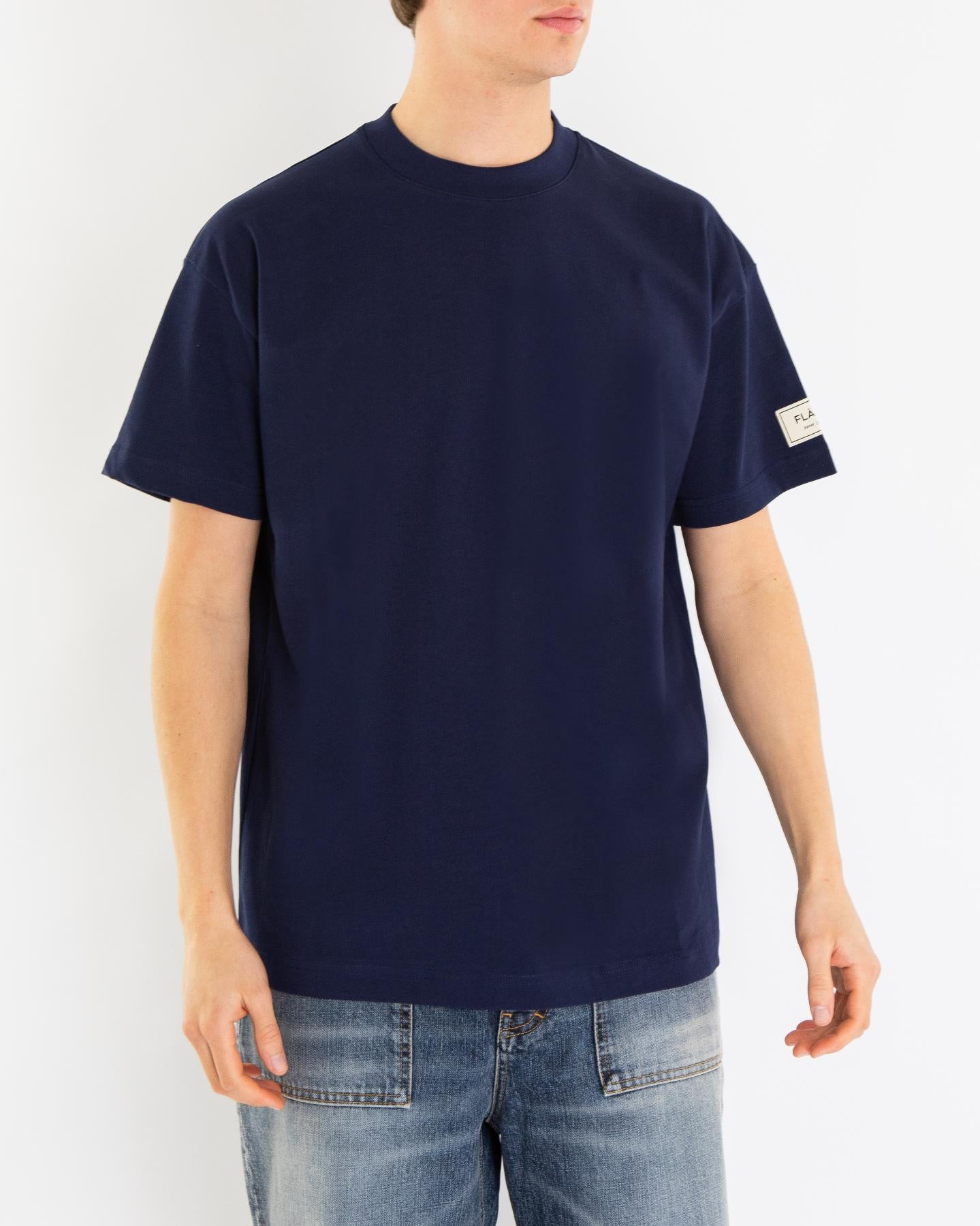 Heren Atelier T-Shirt Blauw