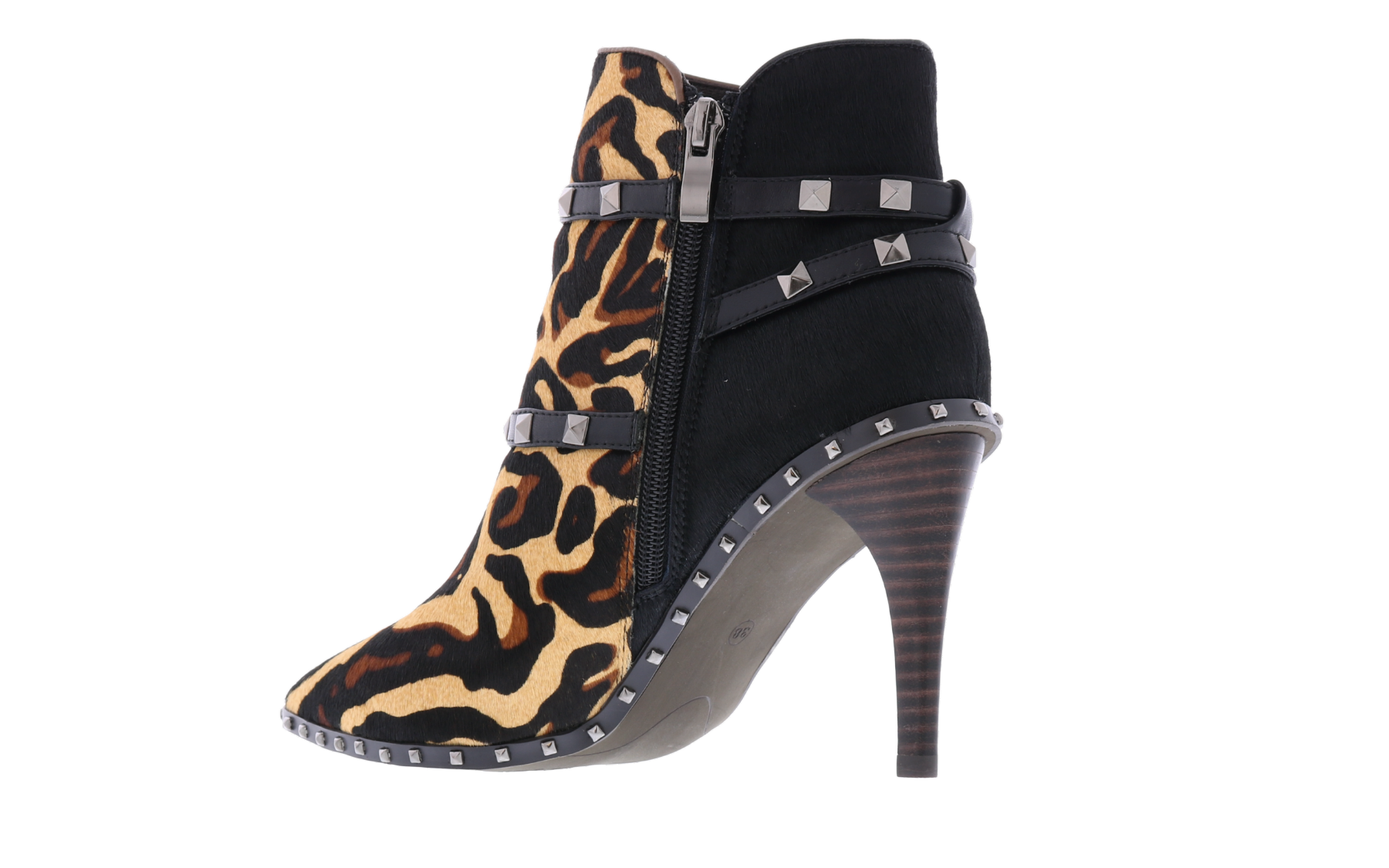 Dames Western 7cm Leopard