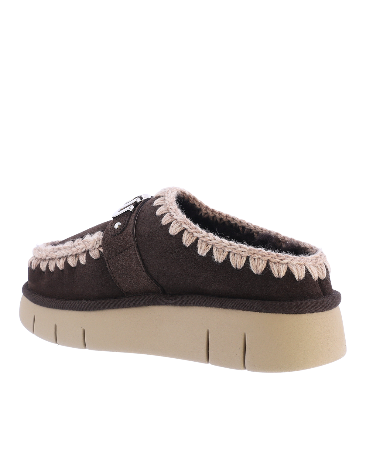 Women Bounce Clog Logo Mocha