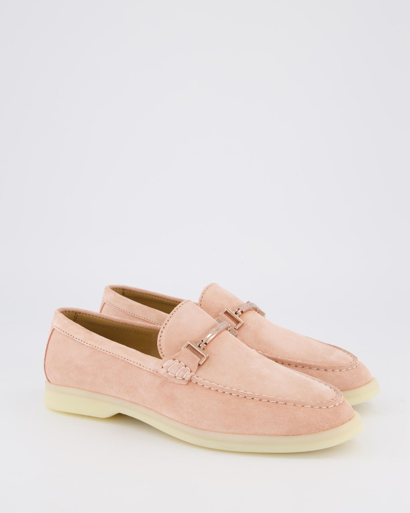 Dames Peach Cameo Loafer Roze