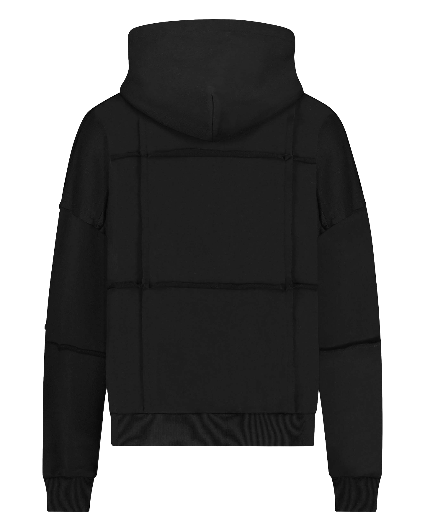 Heren Cut and Sew Zip-Up Hoodie