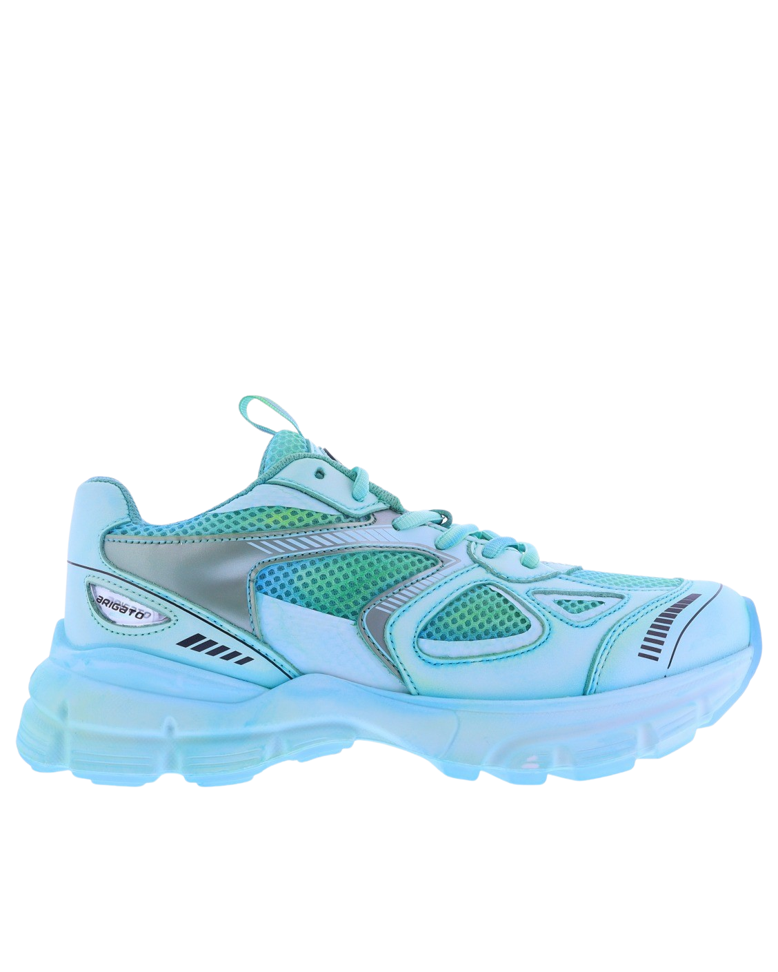 Women Marathon Runner Dip-Dye Green