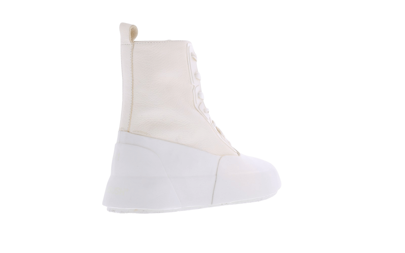 Men Leather Mix Hi-Top Sneaker Off