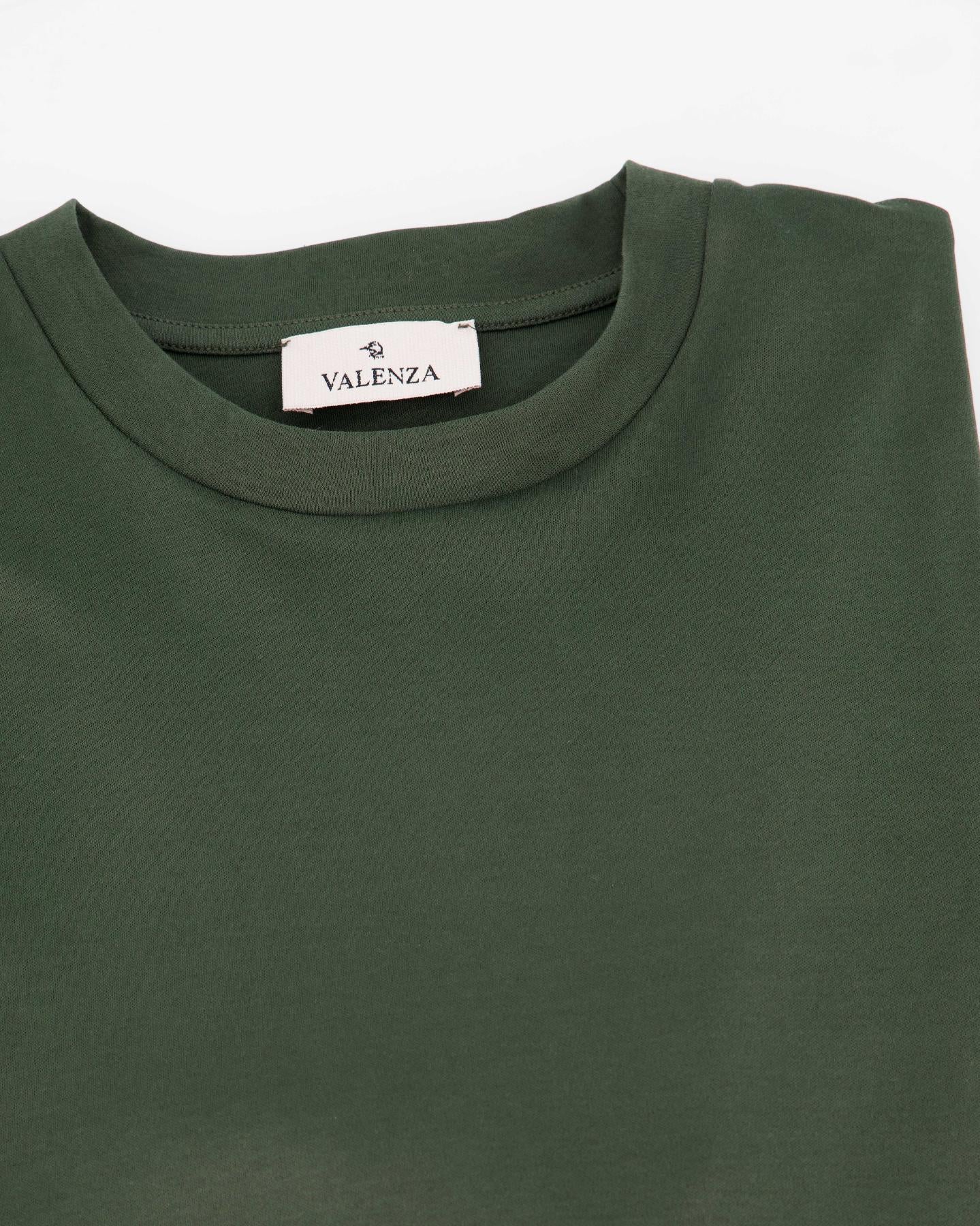 Heren Interlock Supima T-Shirt Groen