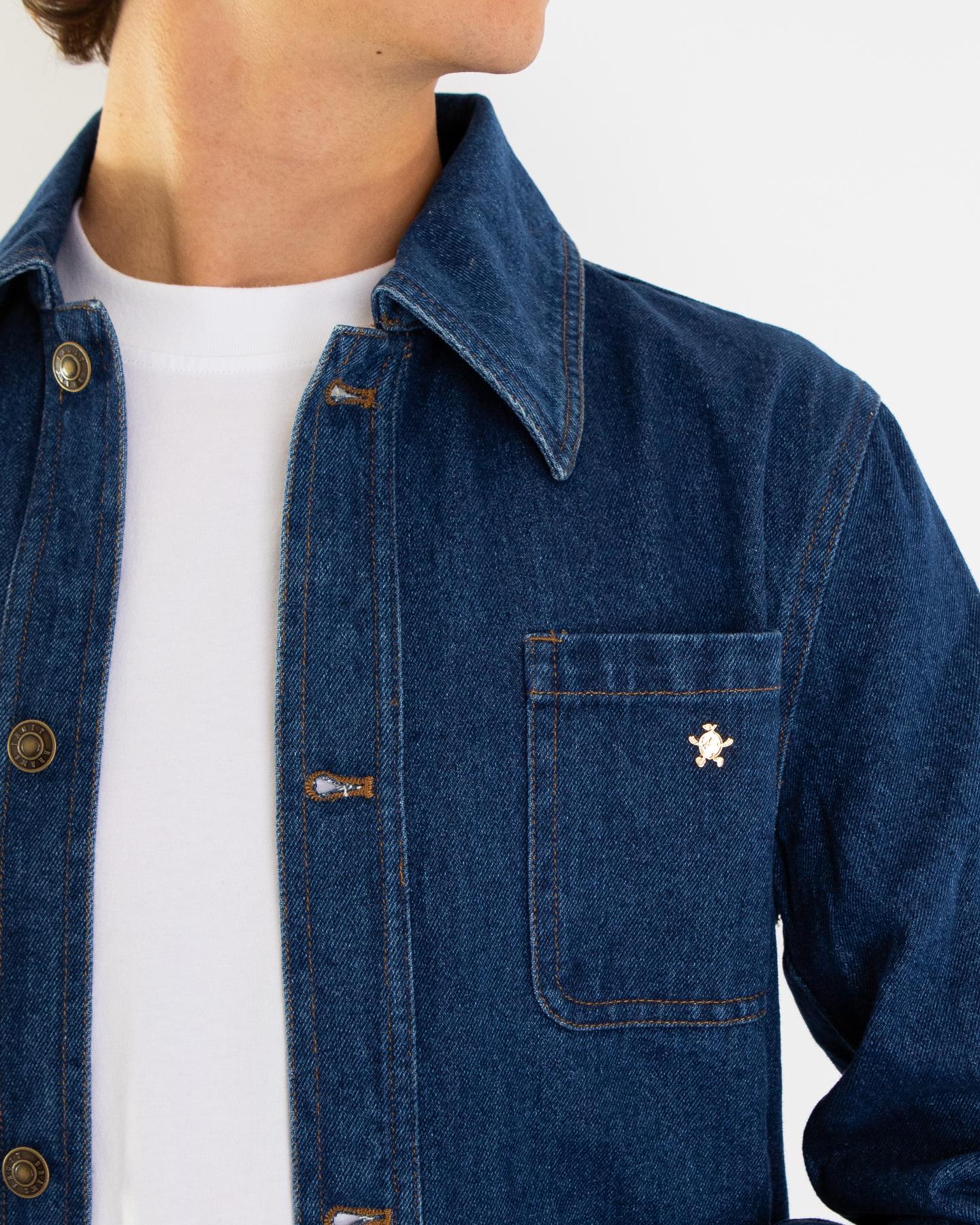 Heren Fitted Denim Jacket