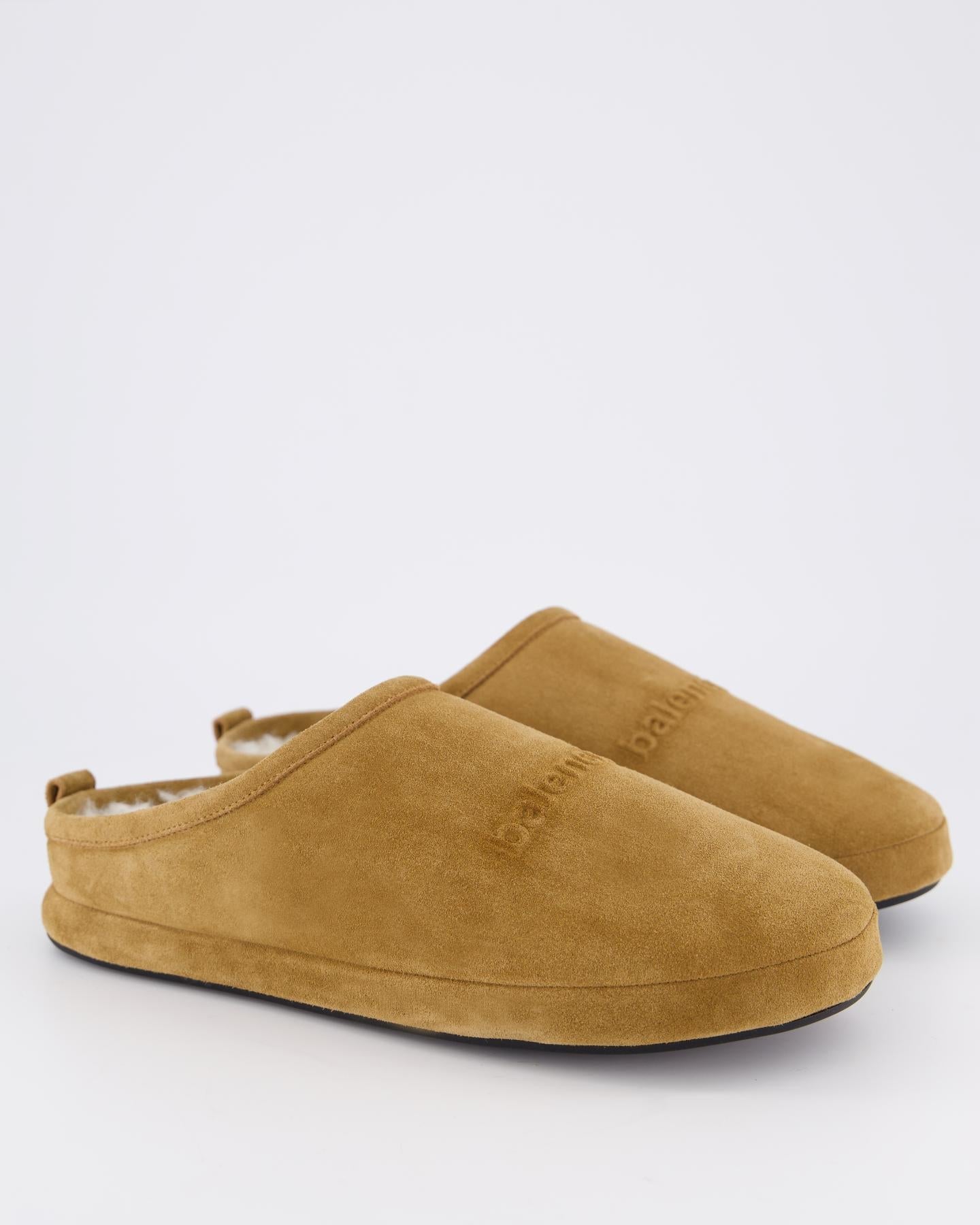 Balenciaga Heren ALASKA SLIPPER SUEDE/SHEAR - Eleganza.nl