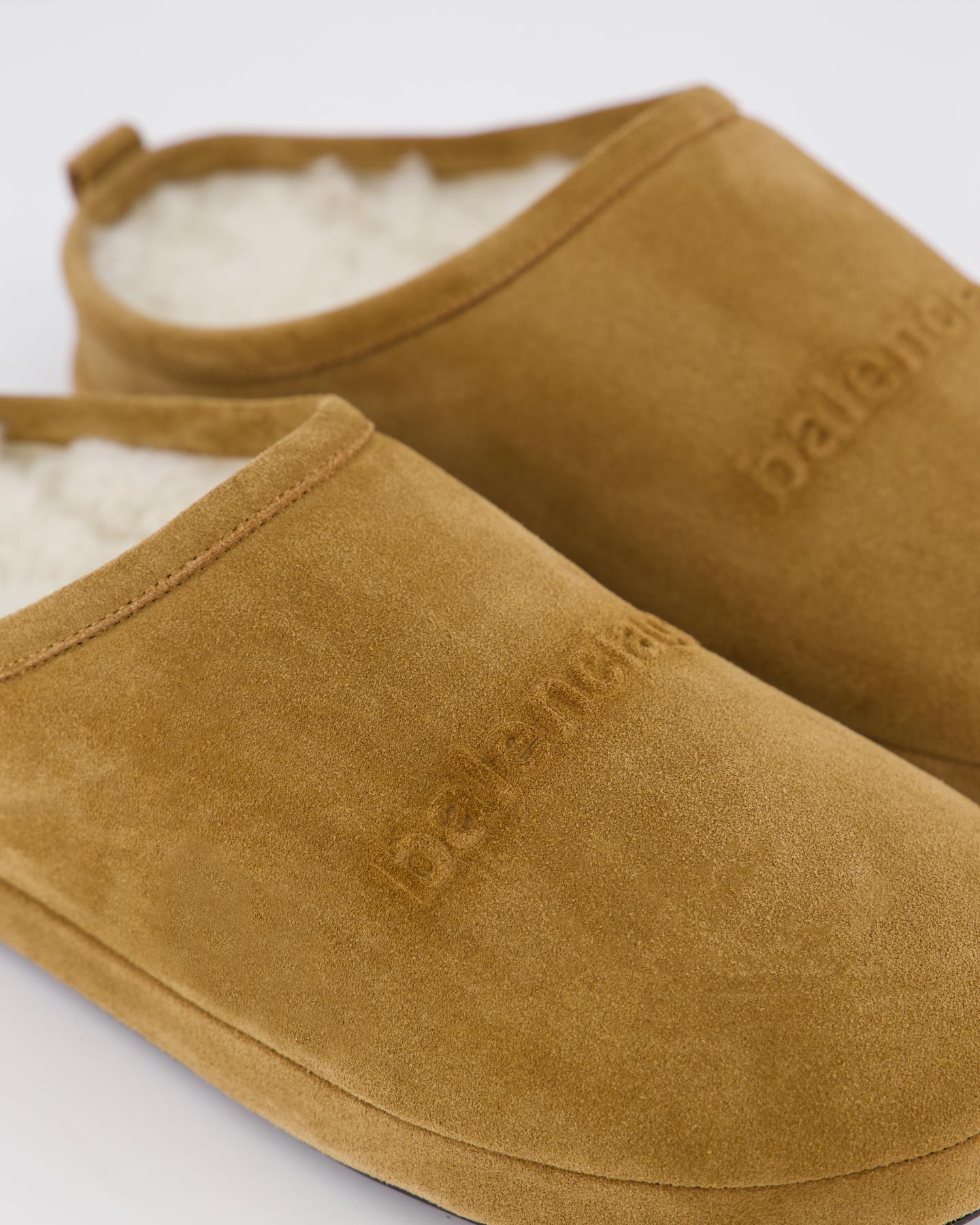 Balenciaga Heren ALASKA SLIPPER SUEDE/SHEAR - Eleganza.nl