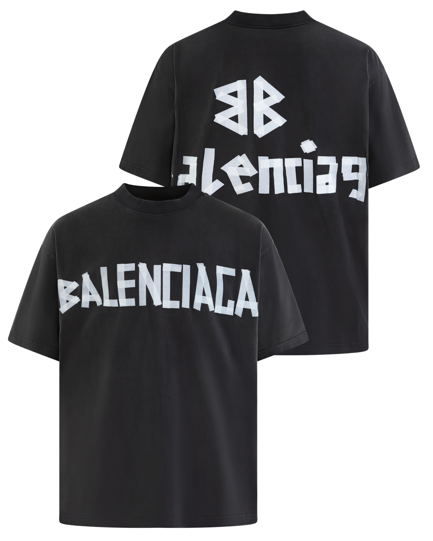 Balenciaga Heren Medium Fit T-Shirt Zwart - Eleganza.nl