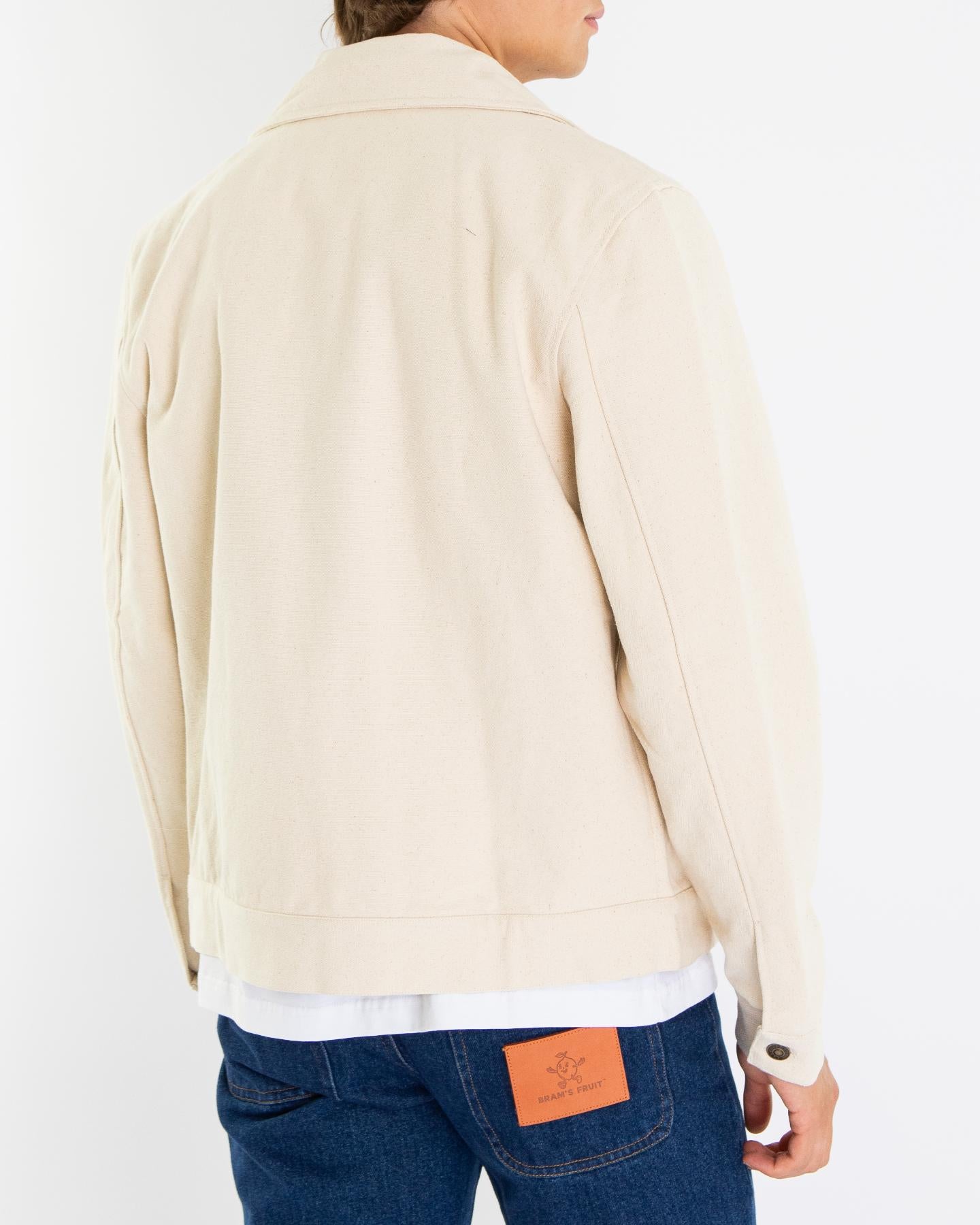 Heren Fitted Heavy Canvas Jacket