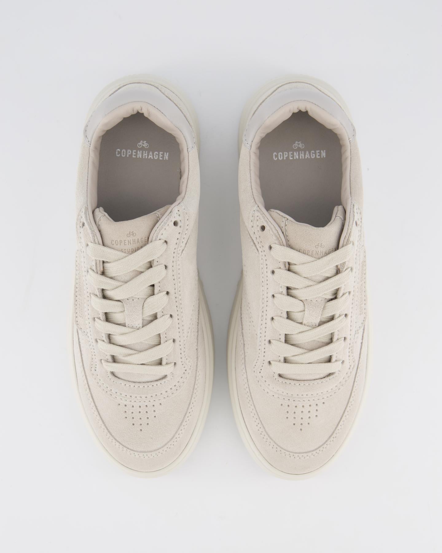 Copenhagen Studios Dames Copenhagen Suede Grey Sneaker - Eleganza.nl