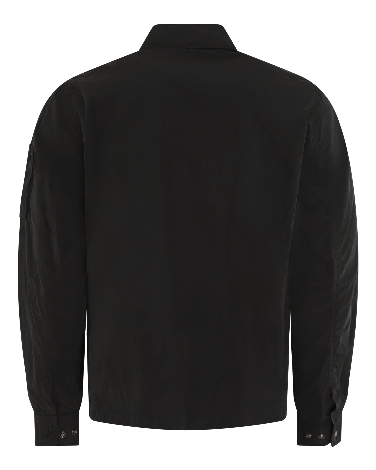 C.P.Company Heren Chrome - R Zip Overshirt Zwart - Eleganza.nl