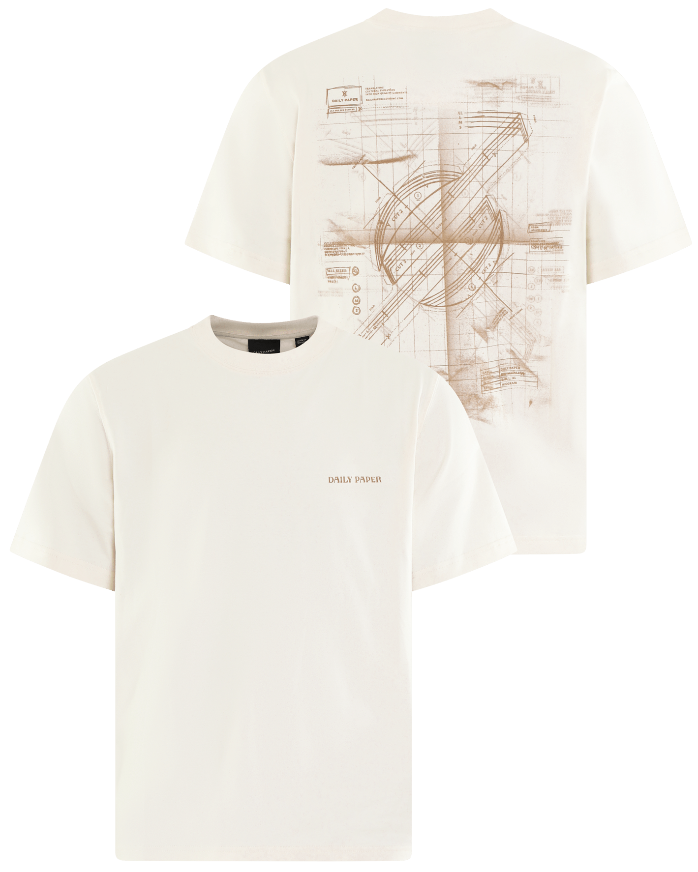 Daily Paper Heren Craft T-Shirt Wit - Eleganza.nl