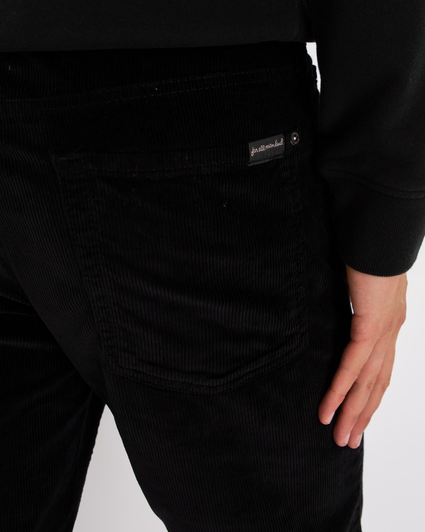 Heren SLIMMY CORDUROY VASAL BLACK