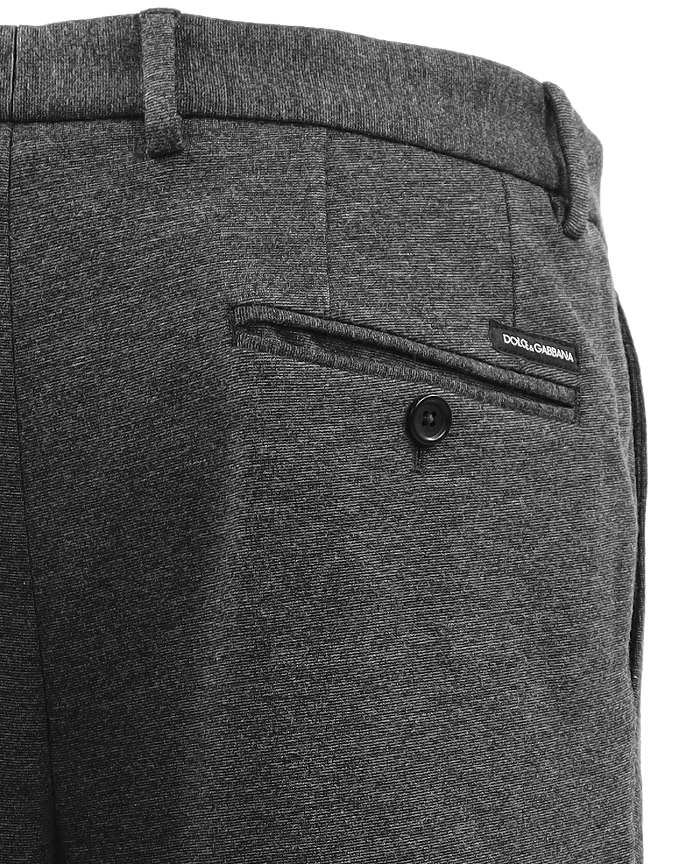 Men Pinpoint Pants Gray