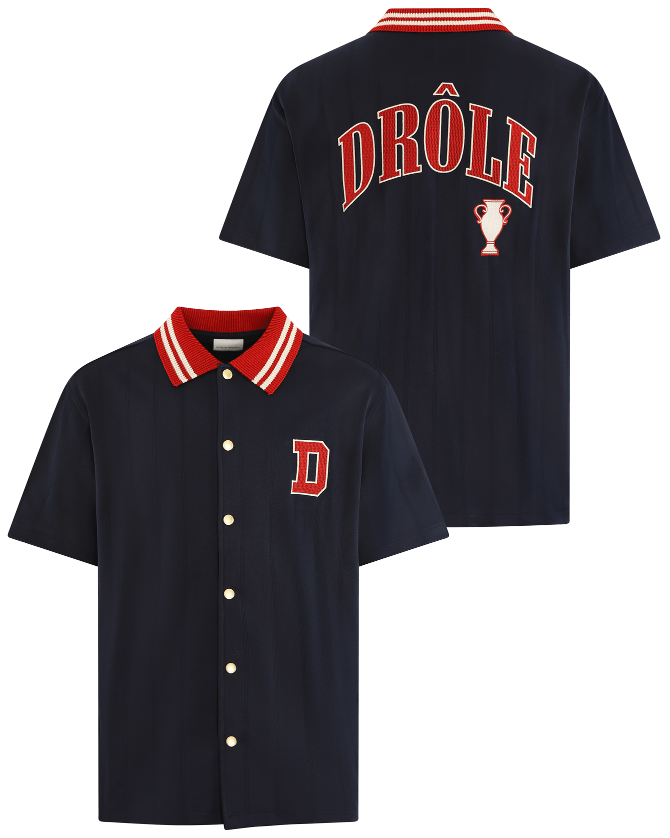 Drole De Monsieur Heren La Chemise Drôle Sport - Eleganza.nl