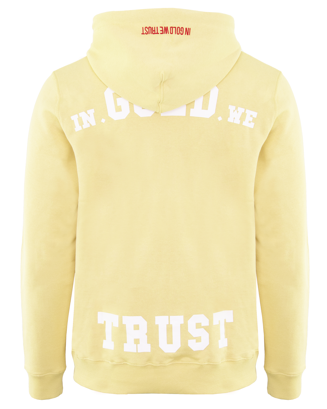 In gold we 2025 trust hoodie sale