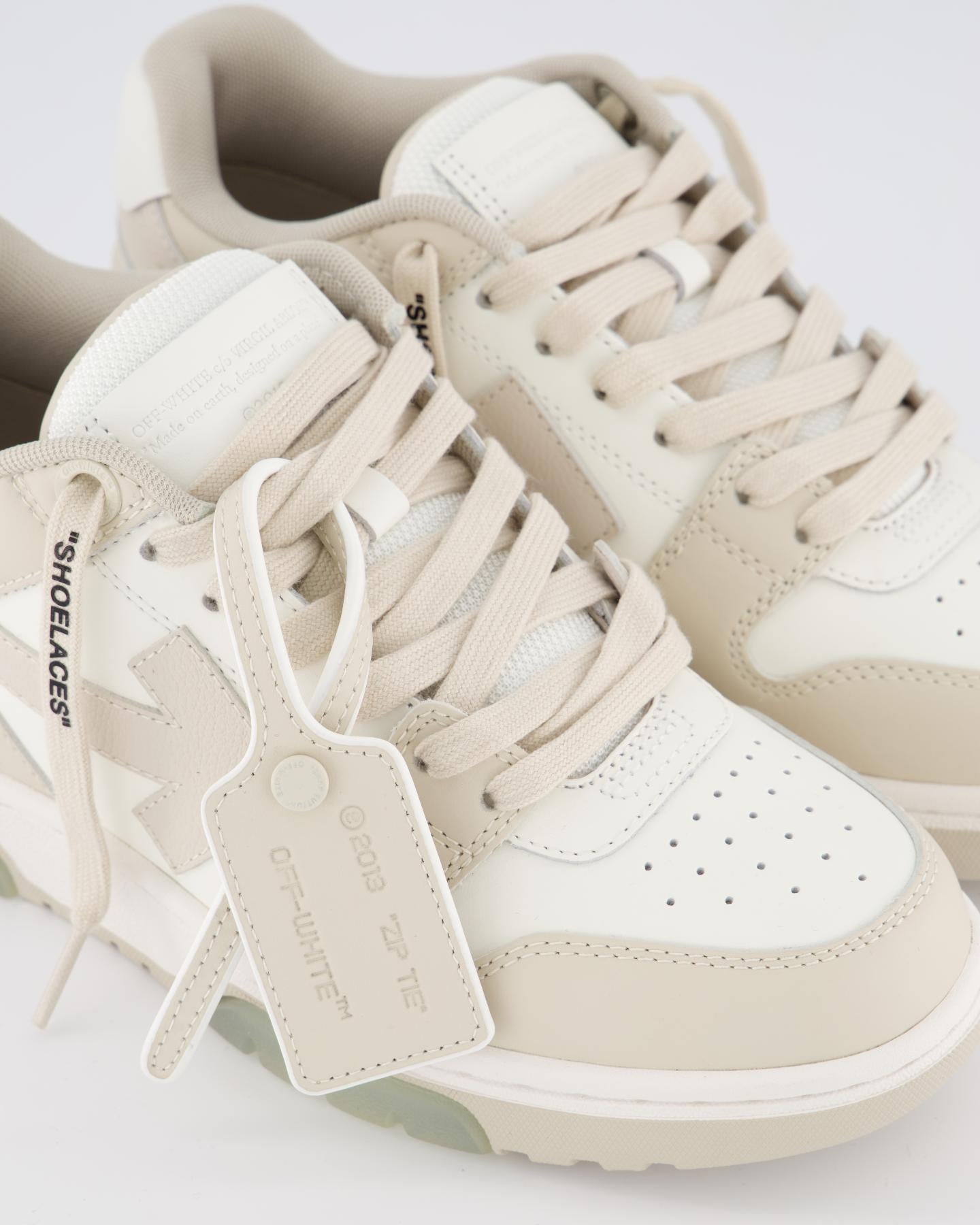 Dames Out Of Office Sneaker Wit Beig