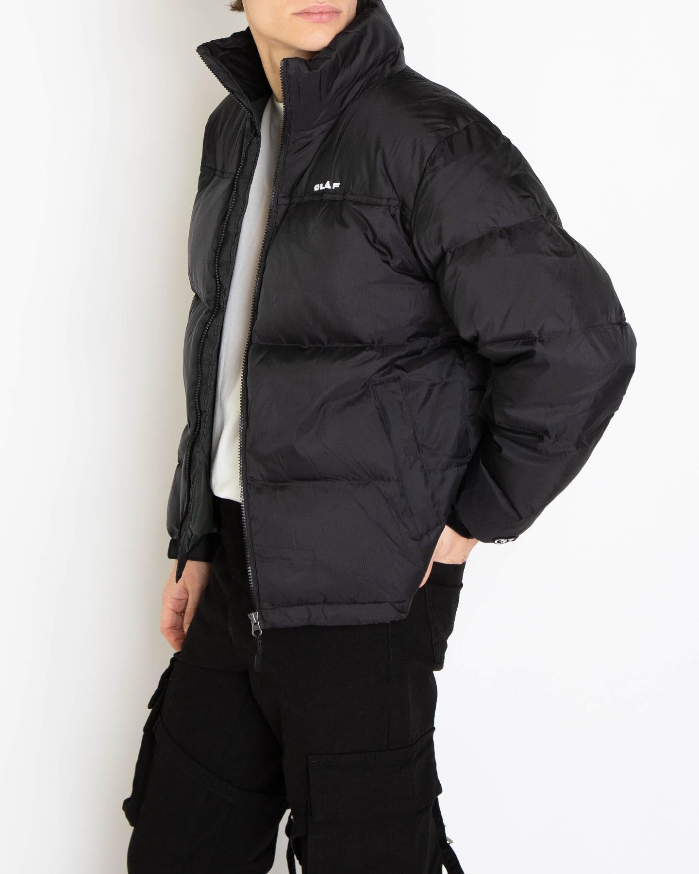 Men Puffer Jacket Black